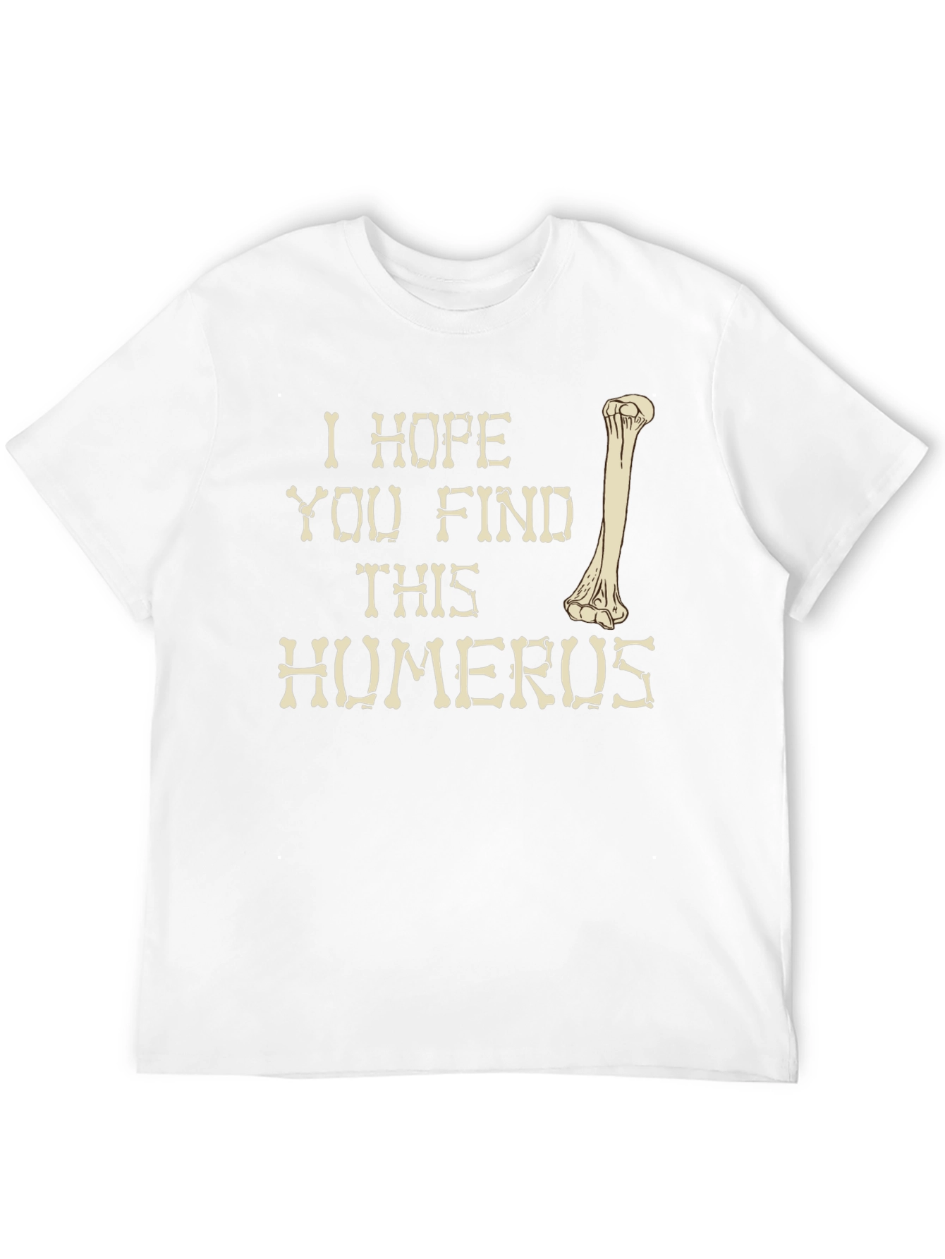 Black Humorous Bone Graphic T-Shirt view 12