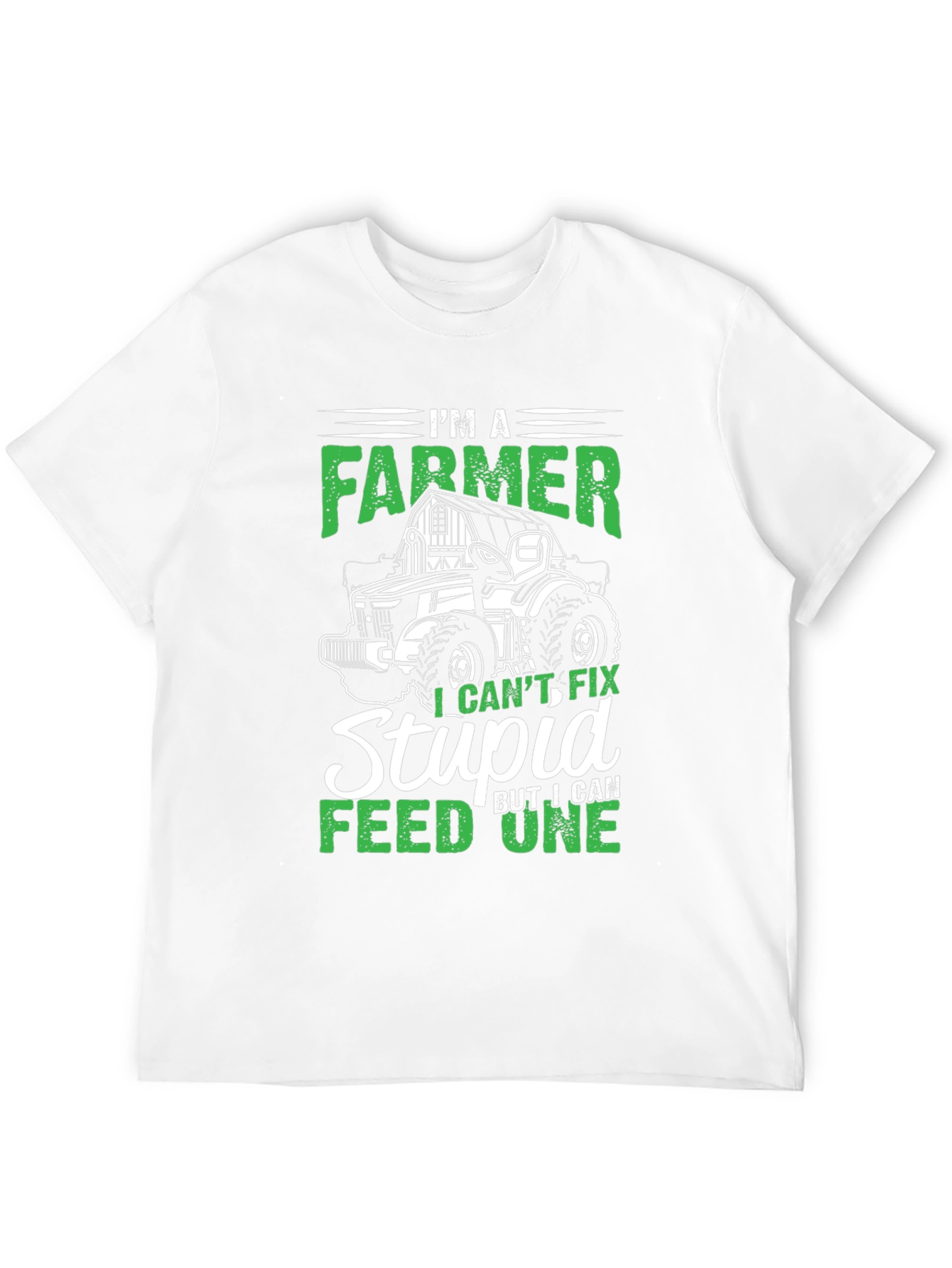 Black I'm A Farmer T-Shirt - Funny Farming Tee view 12