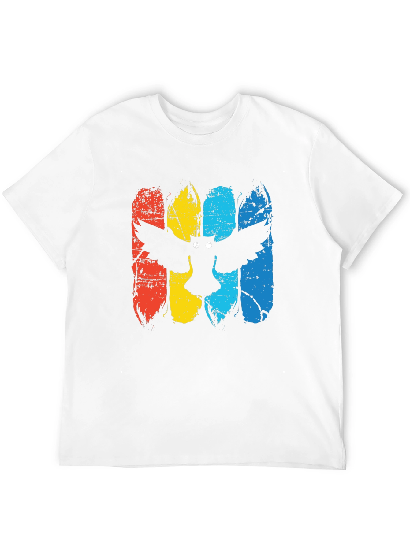 Black Retro Owl Graphic Print Black Tee view 12