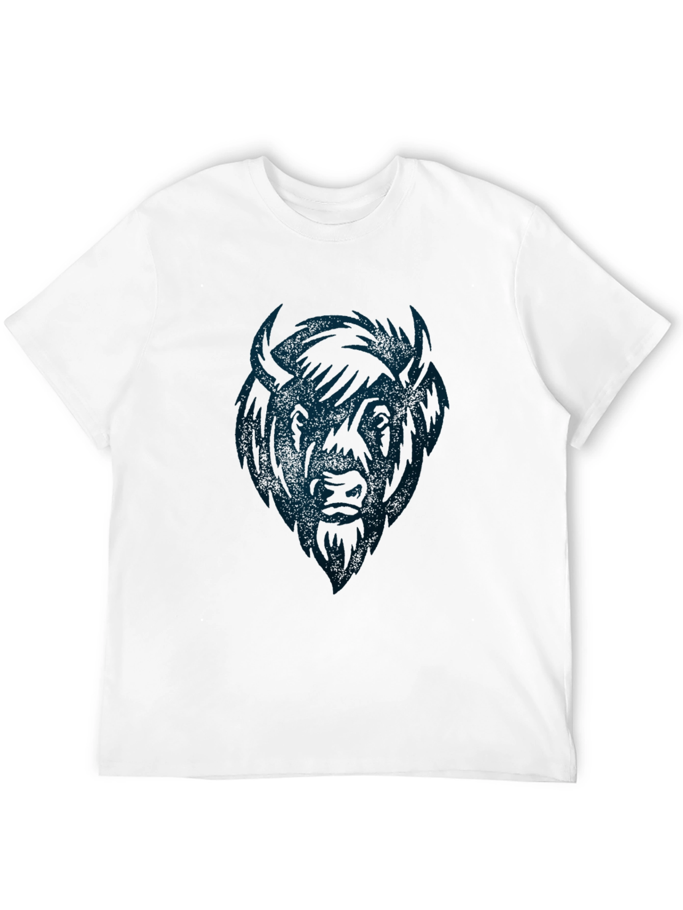 Black Black Bison Graphic Tee - Soft Cotton Crew Neck view 12
