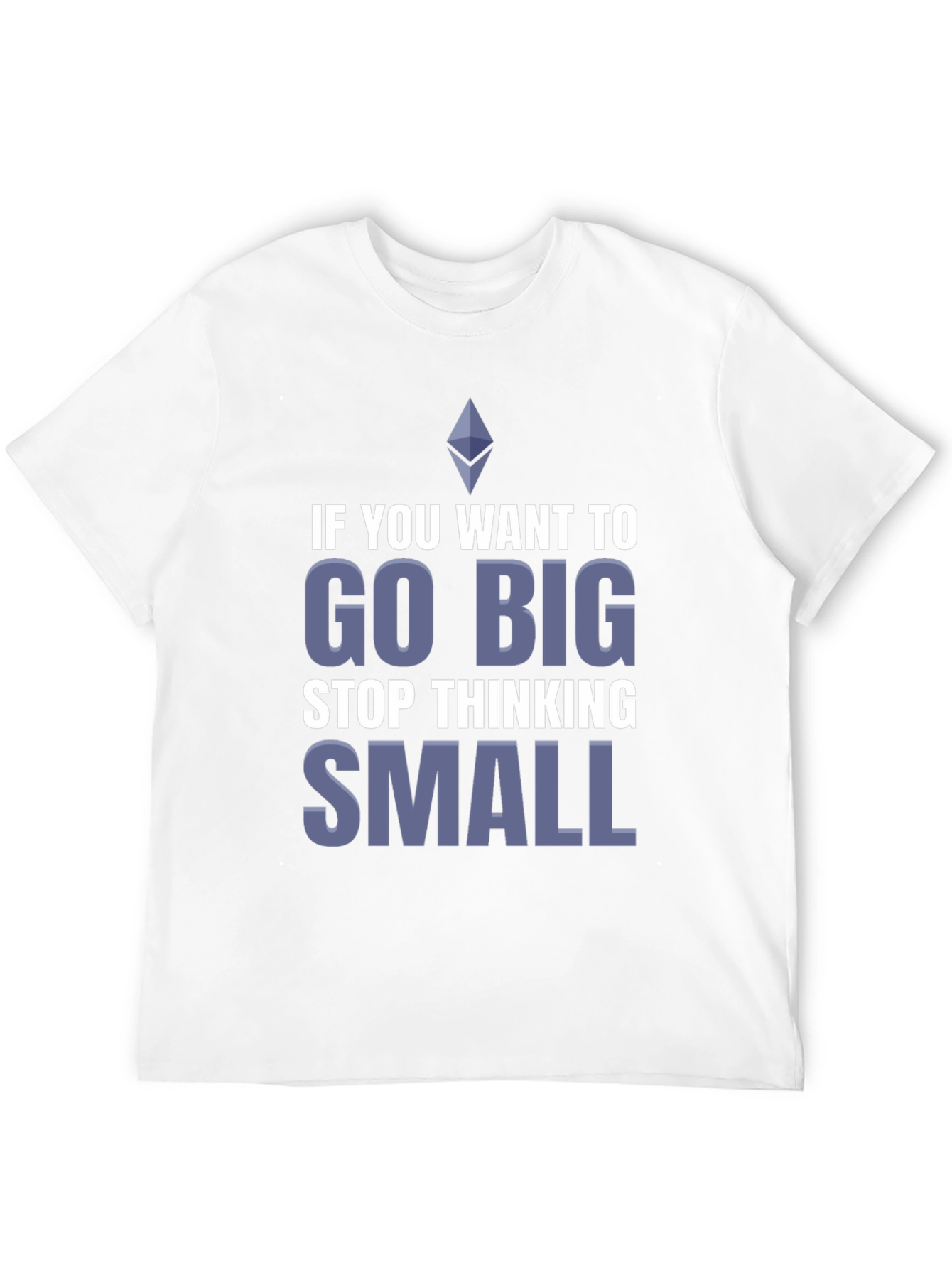 Black Go Big Motivational Graphic Tee - Black T-Shirt view 12