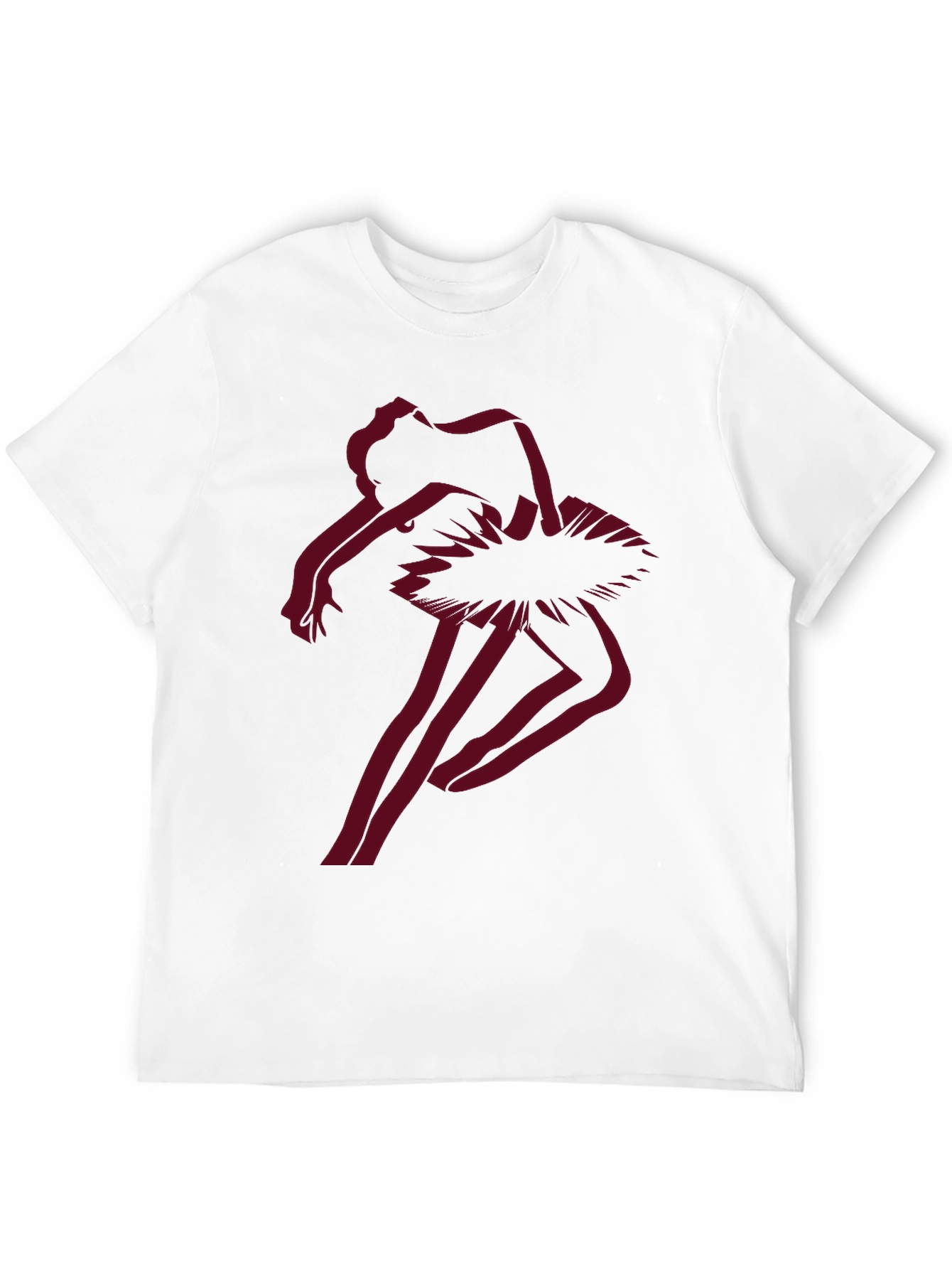 Black Ballerina Graphic Tee - Unique Dance T-Shirt view 12