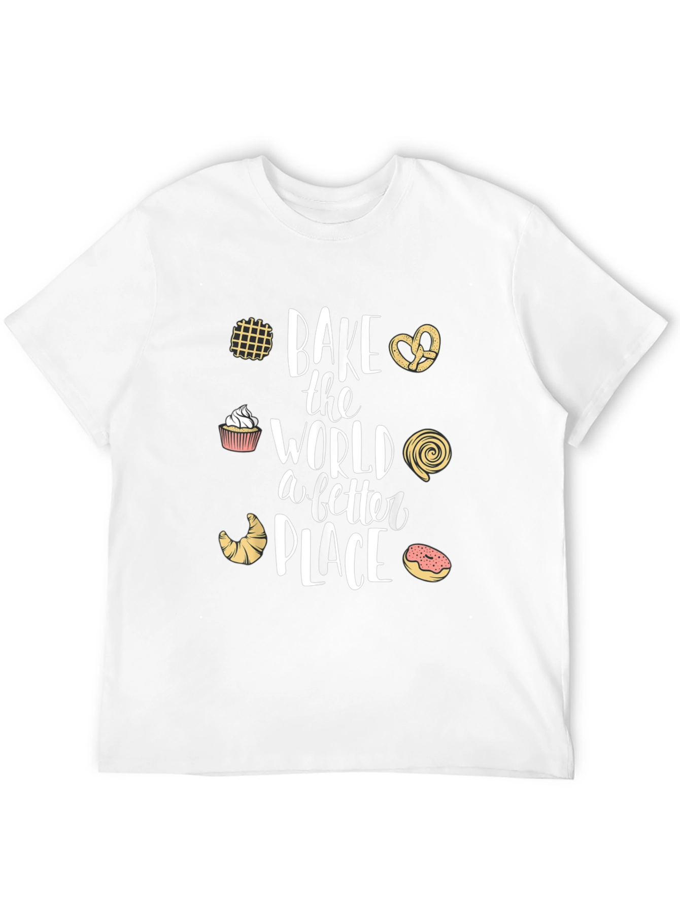 Black Bake the World Better T-Shirt view 12