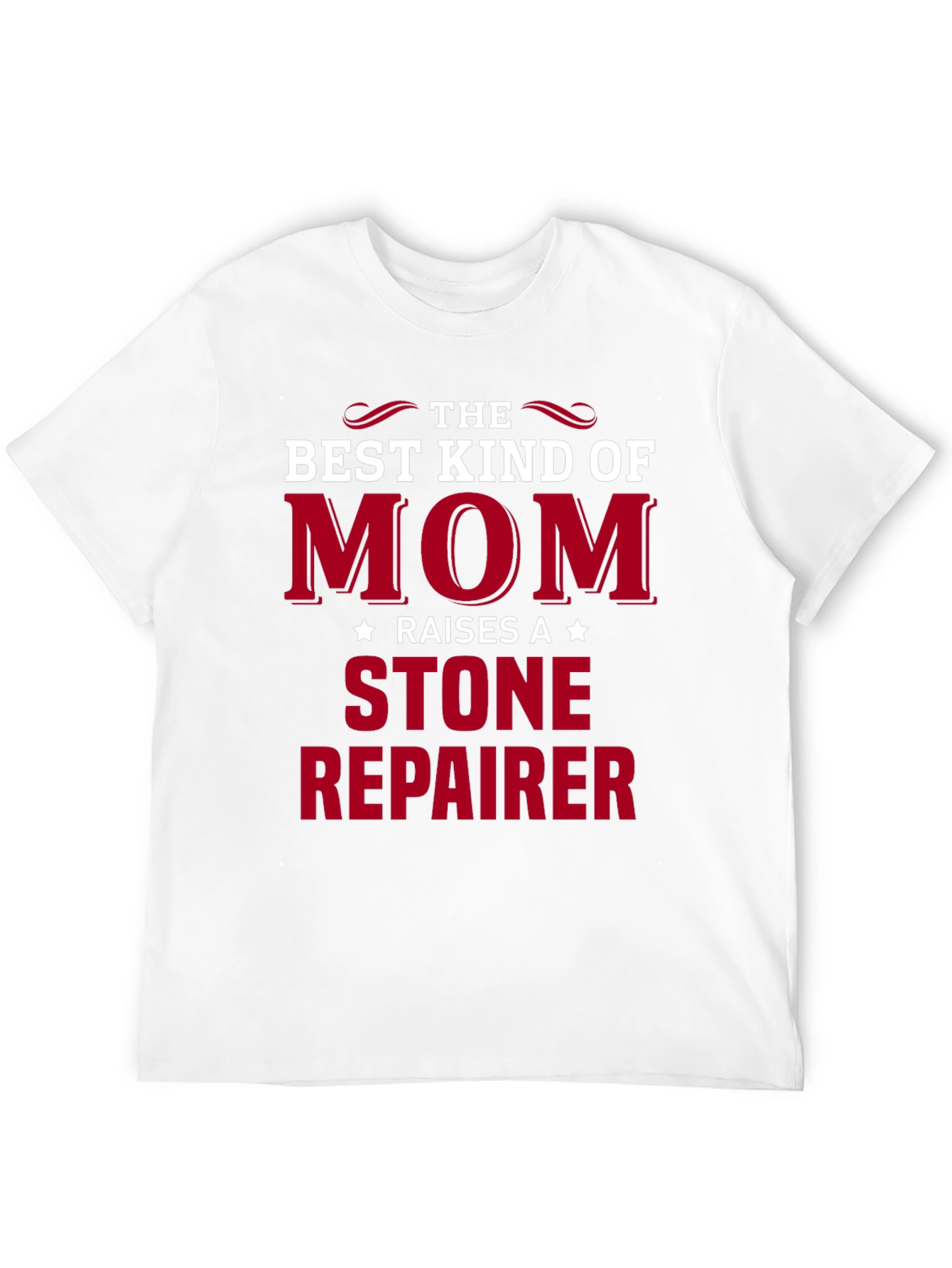 Black Best Kind of Mom Stone Repairer T-Shirt view 12