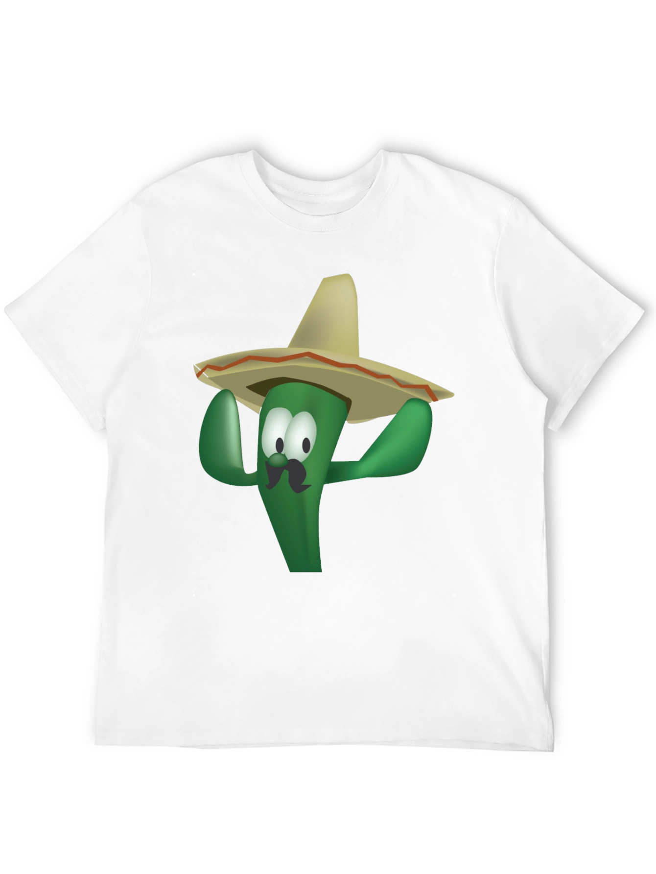 Black Funny Cactus Sombrero T-Shirt - Viva Mexico! view 12