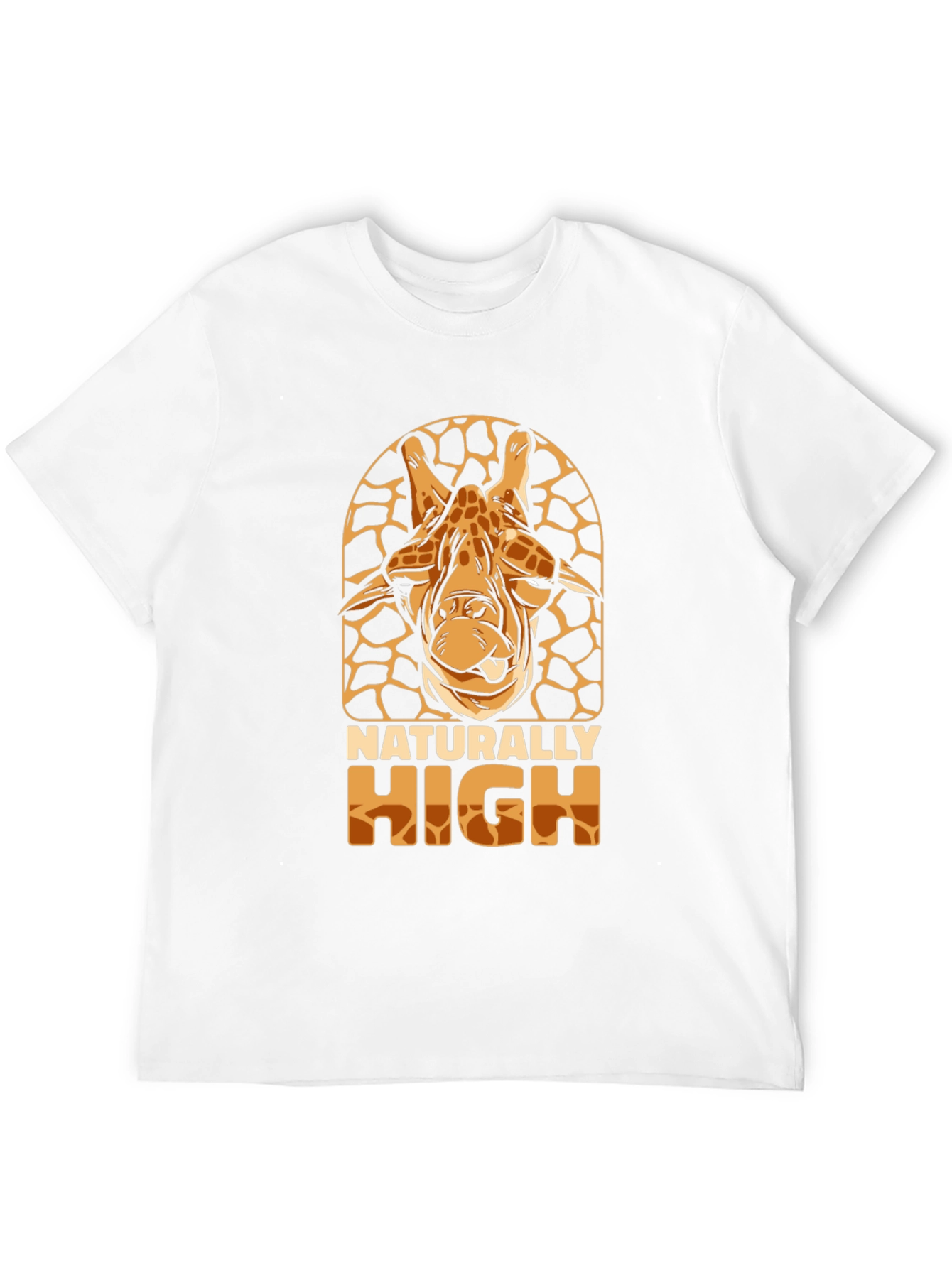 Black Naturally High Giraffe Graphic T-Shirt view 12