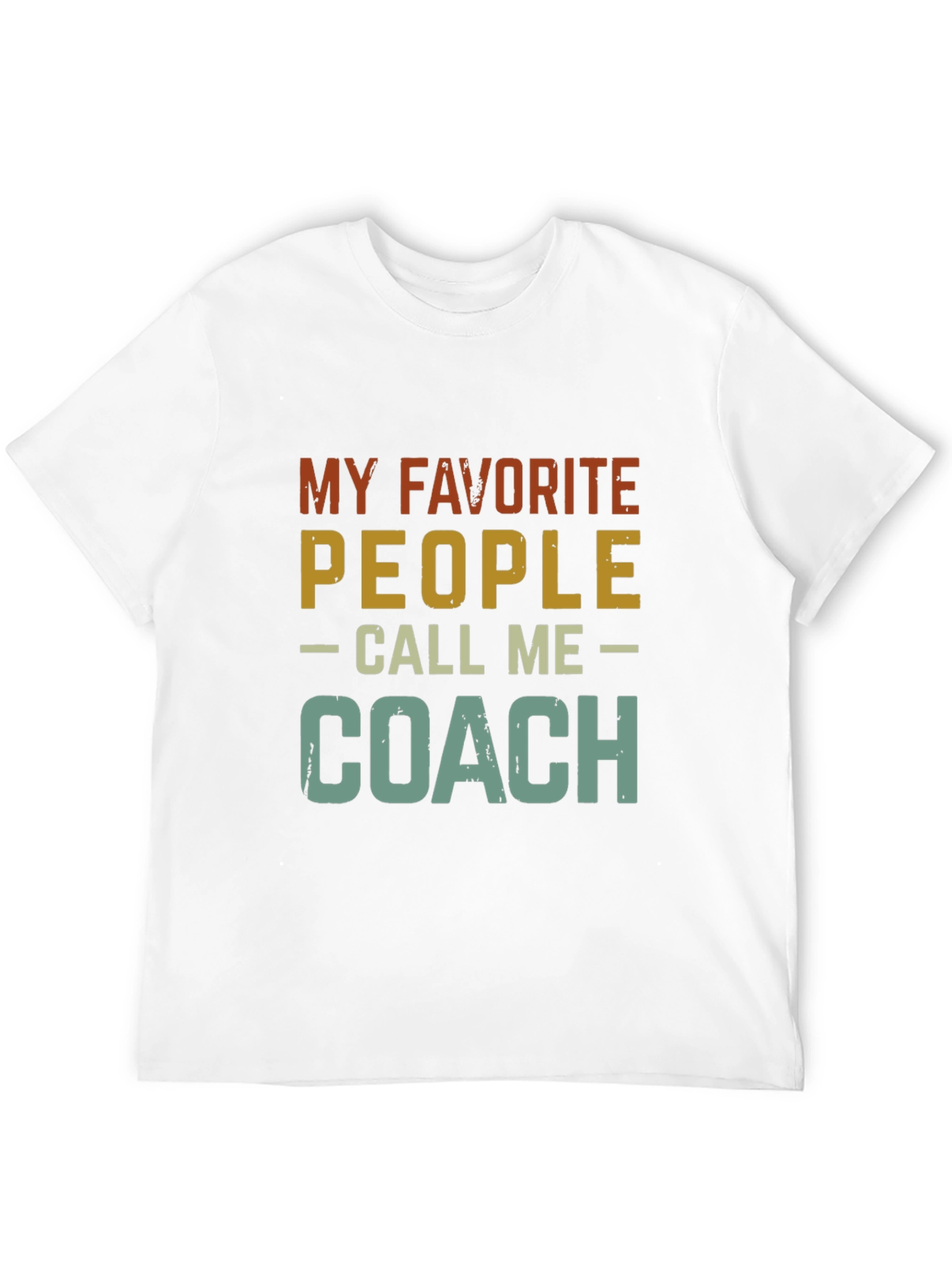 Black My Favorite People Call Me Coach T-Shirt view 12