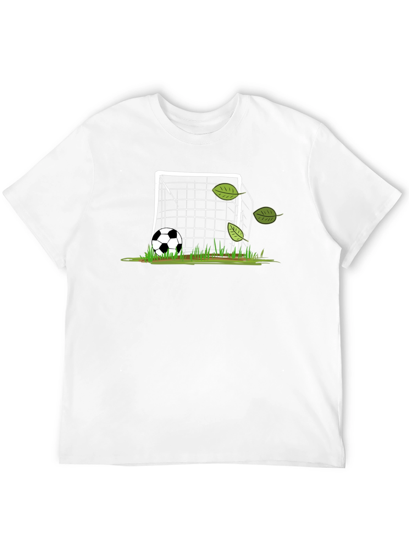 Black Soccer Goal T-Shirt view 12