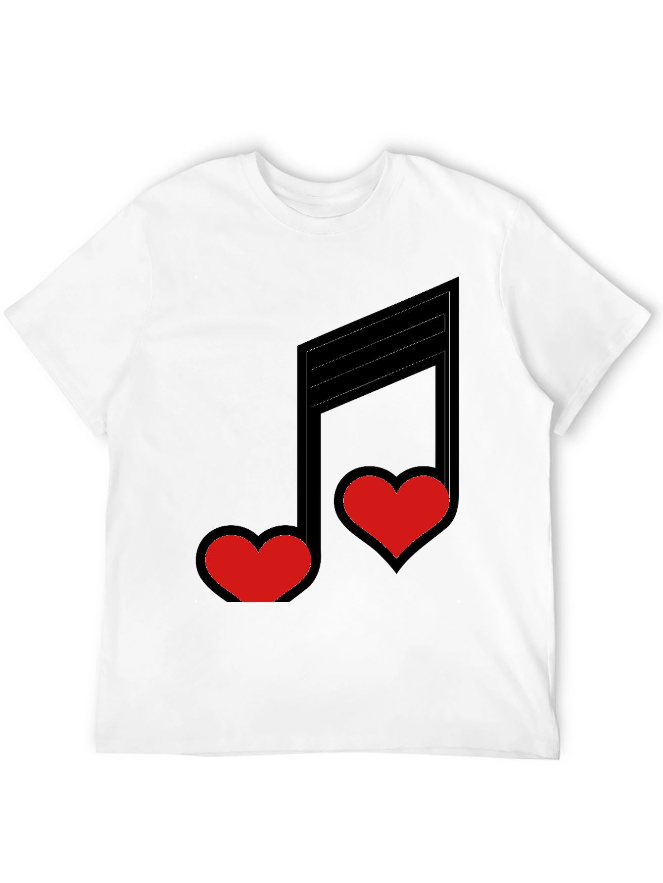 Black Love Notes Black Graphic Tee view 12