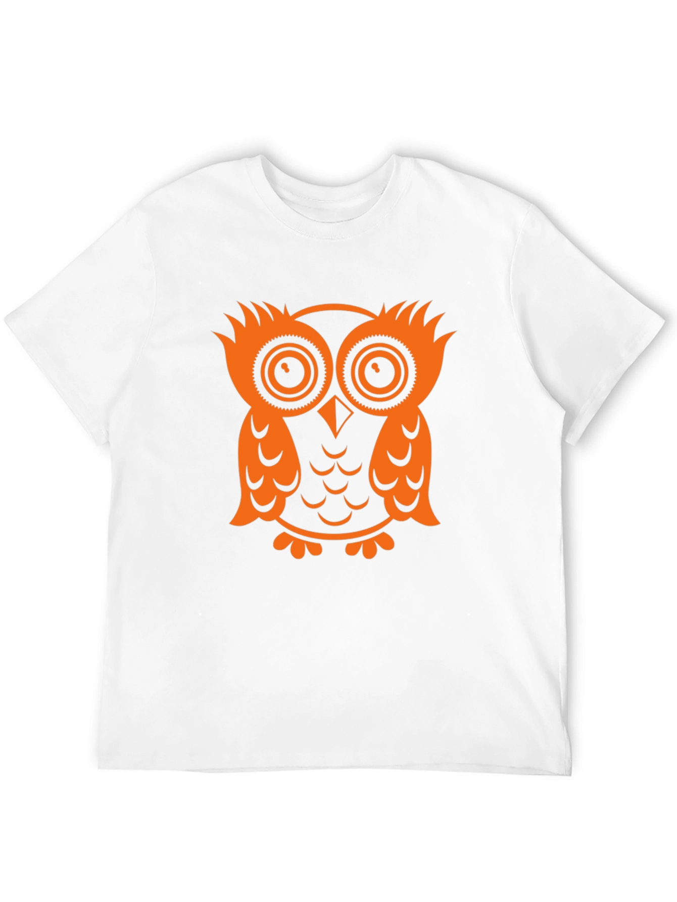 Black Owl Graphic Tee - Black Cotton T-Shirt view 12