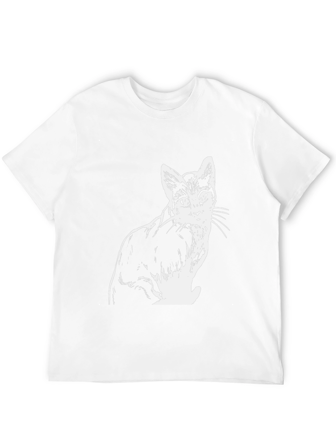 Black Cat Graphic T-Shirt - Stylish Black Tee view 12