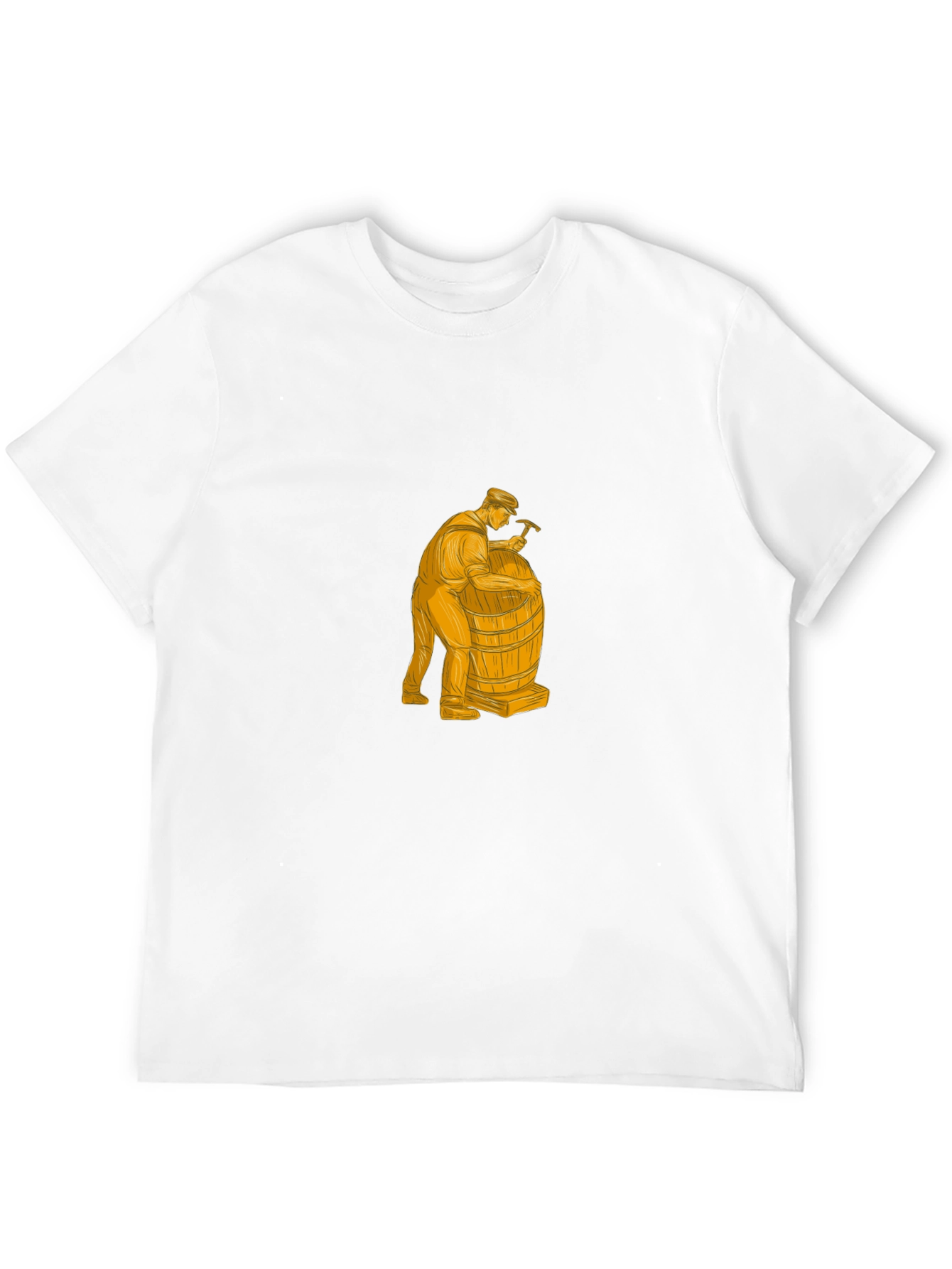 Black Cooper Crafting Barrel T-Shirt - Black view 12