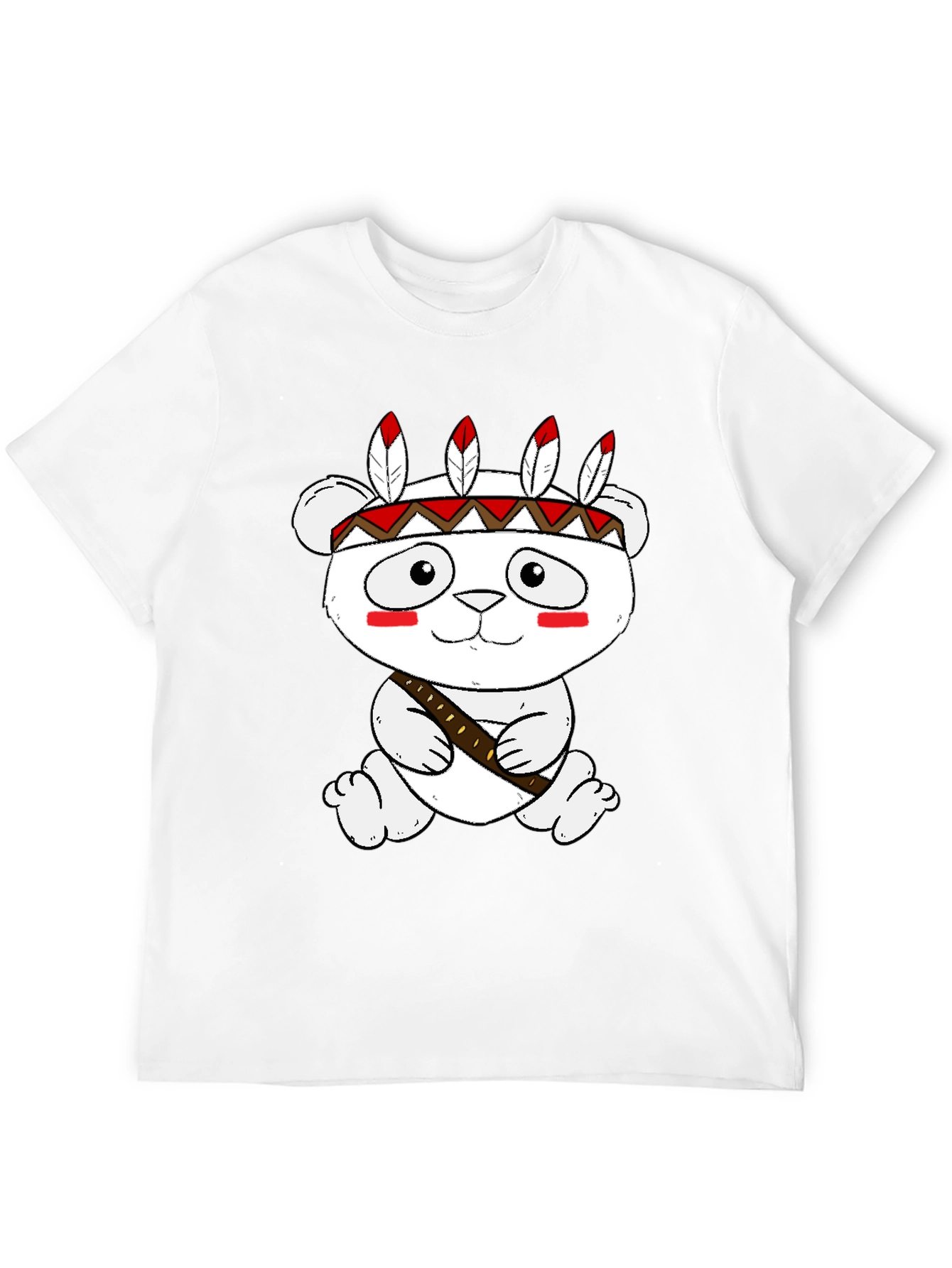 Black Native Bear T-Shirt - Black view 12