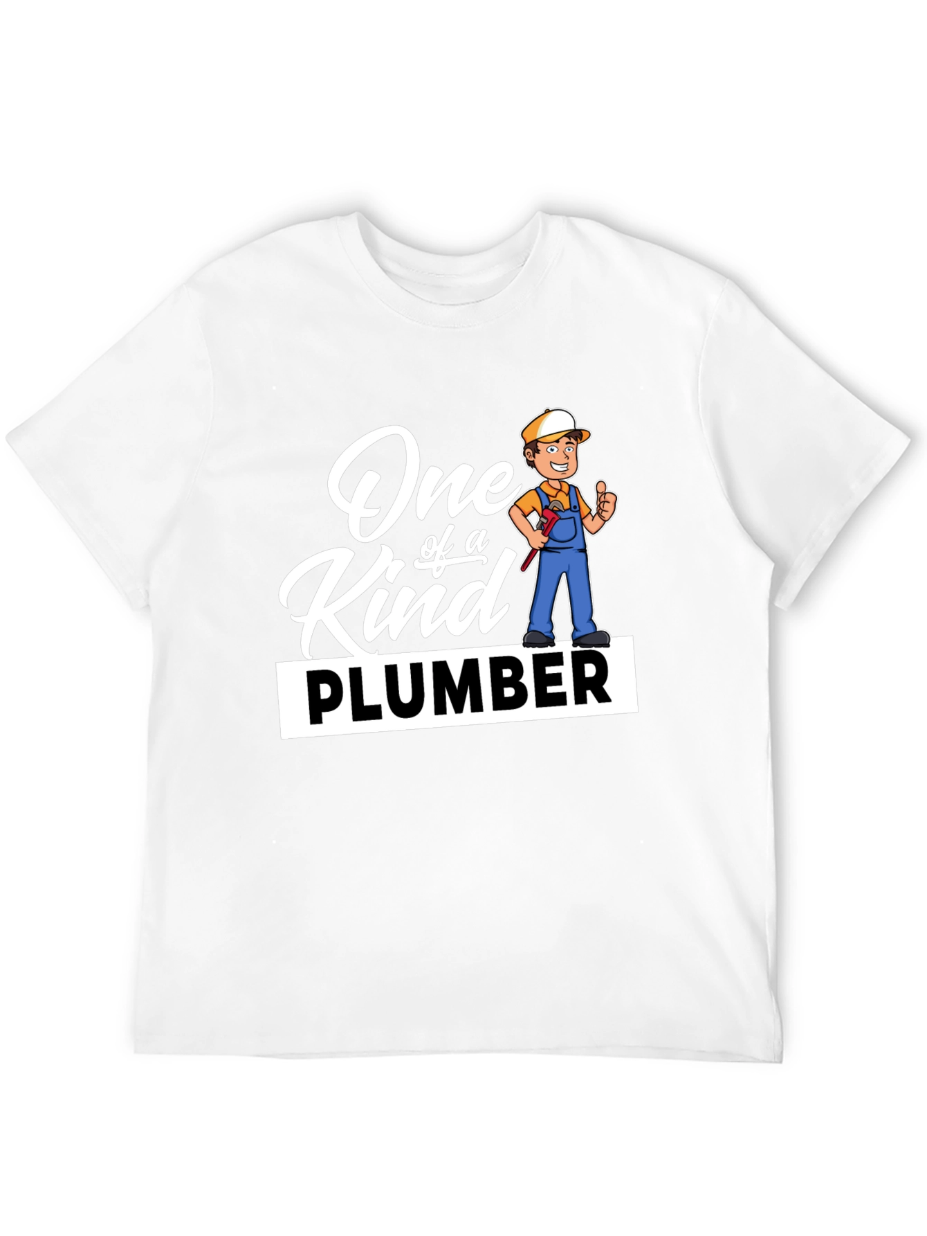 Black One of a Kind Plumber Graphic T-Shirt view 12