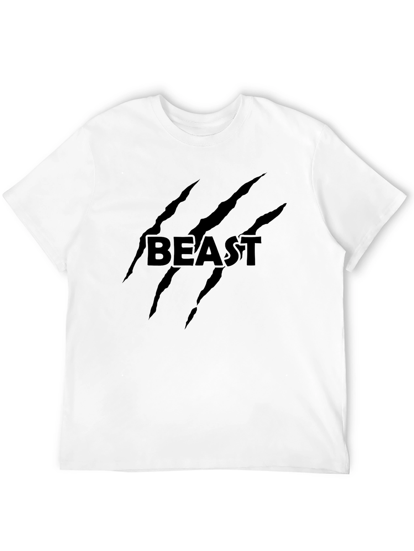 Black Men's Black Beast Claw Graphic Tee view 12