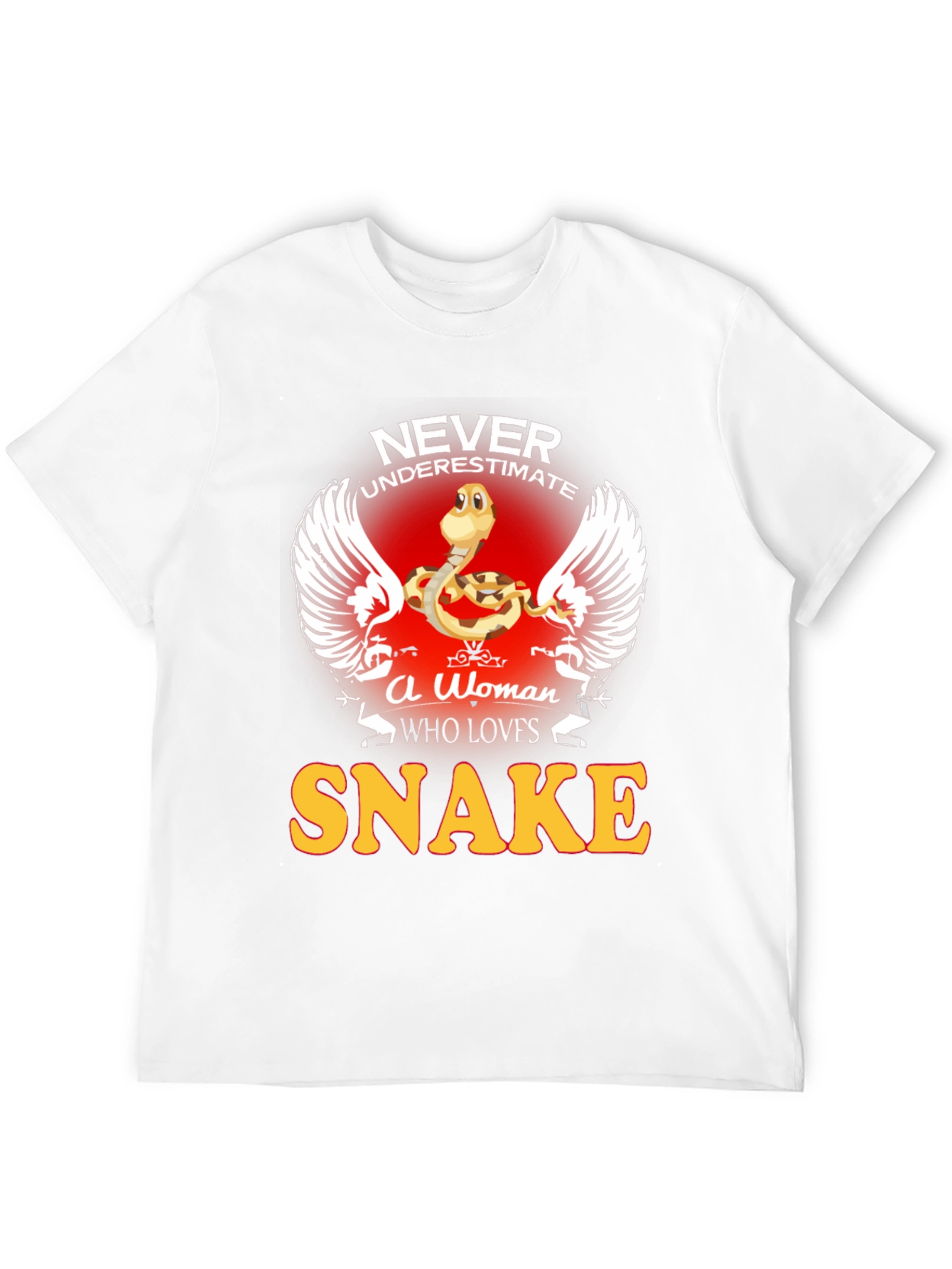 Black Never Underestimate A Woman Who Loves Snakes Tee view 12