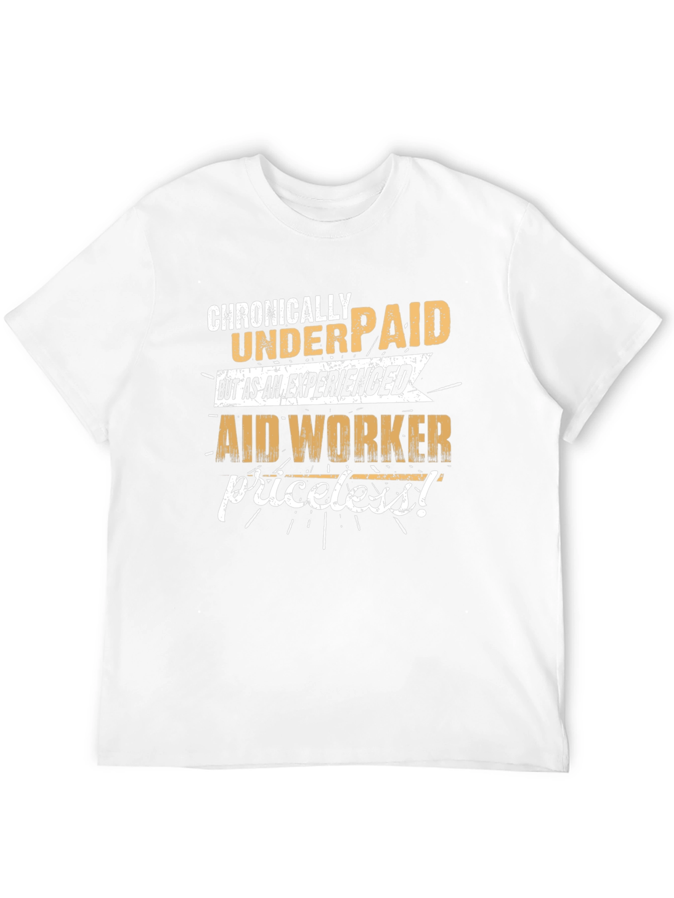 Black Chronically Underpaid Aid Worker T-Shirt view 12