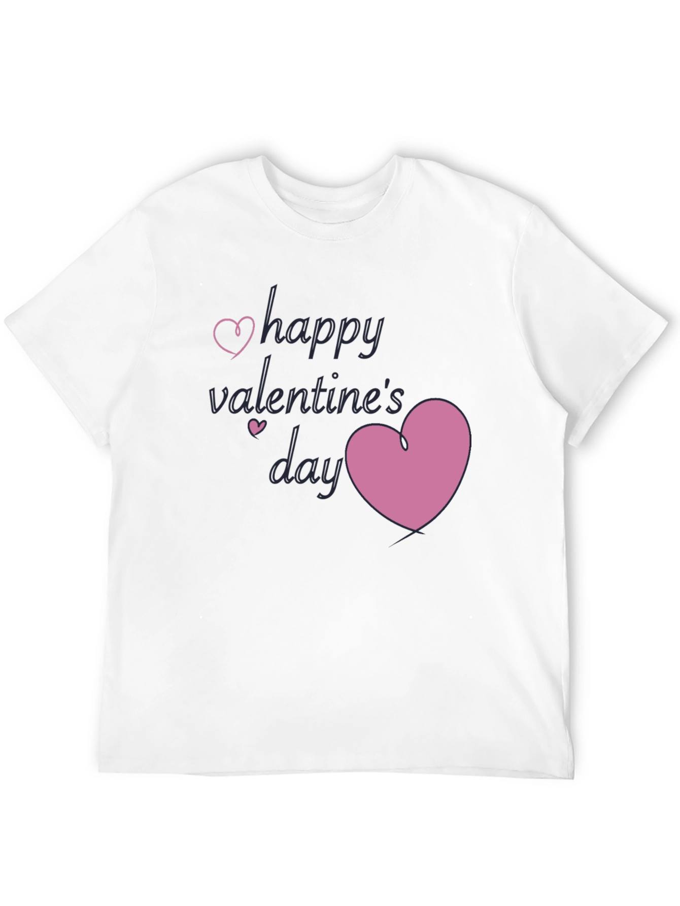 Black Happy Valentine's Day Graphic Tee view 12