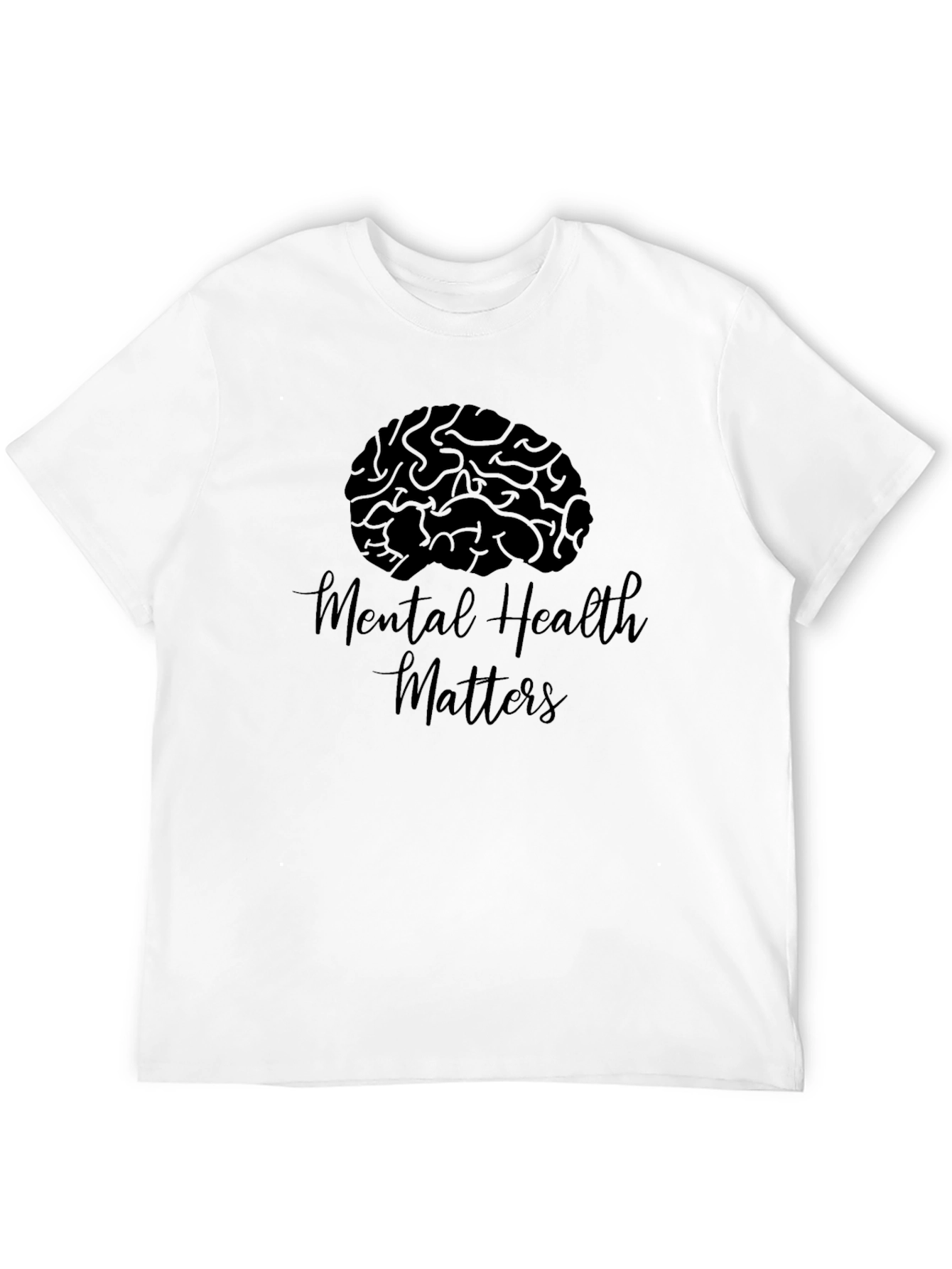 Black Mental Health Matters Graphic Tee - Black view 12