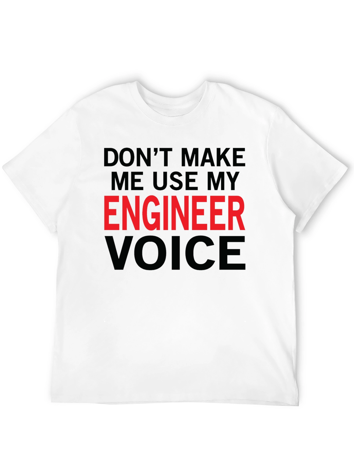 Black Engineer Voice Graphic Tee view 12