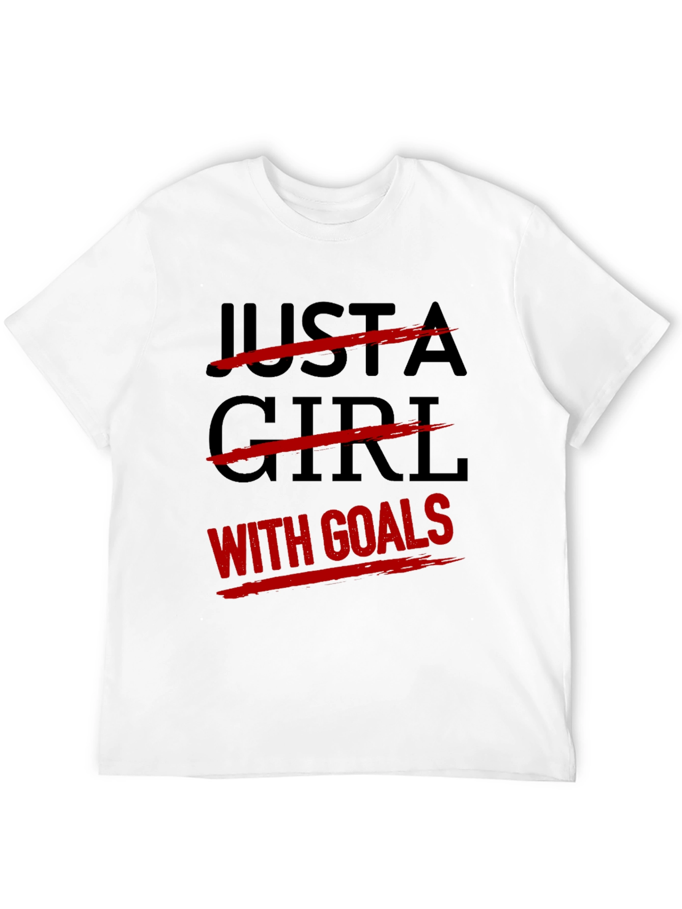 Black Goal-Getter Graphic Tee: Black Cotton T-Shirt view 12