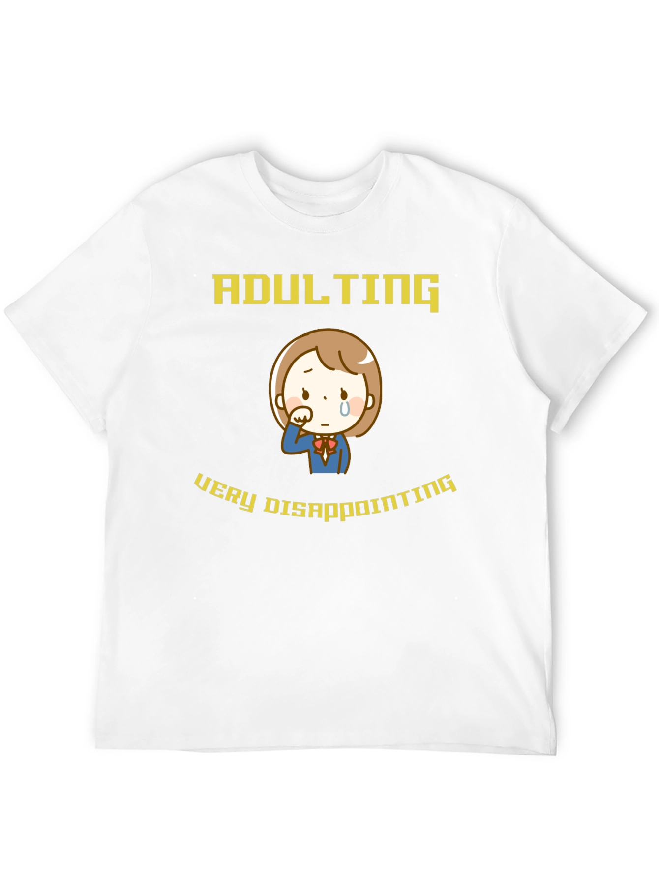 Black Adulting Disappointing T-Shirt view 12
