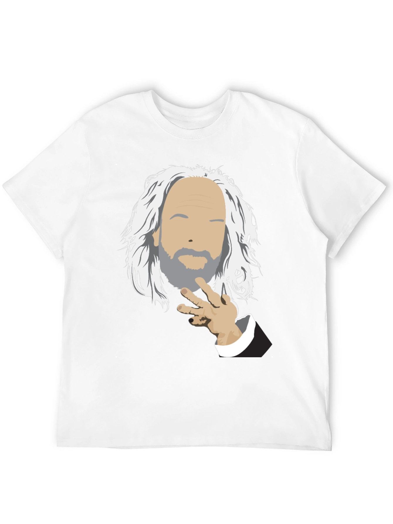 Black Philosopher Graphic Tee - Black Cotton T-Shirt view 12