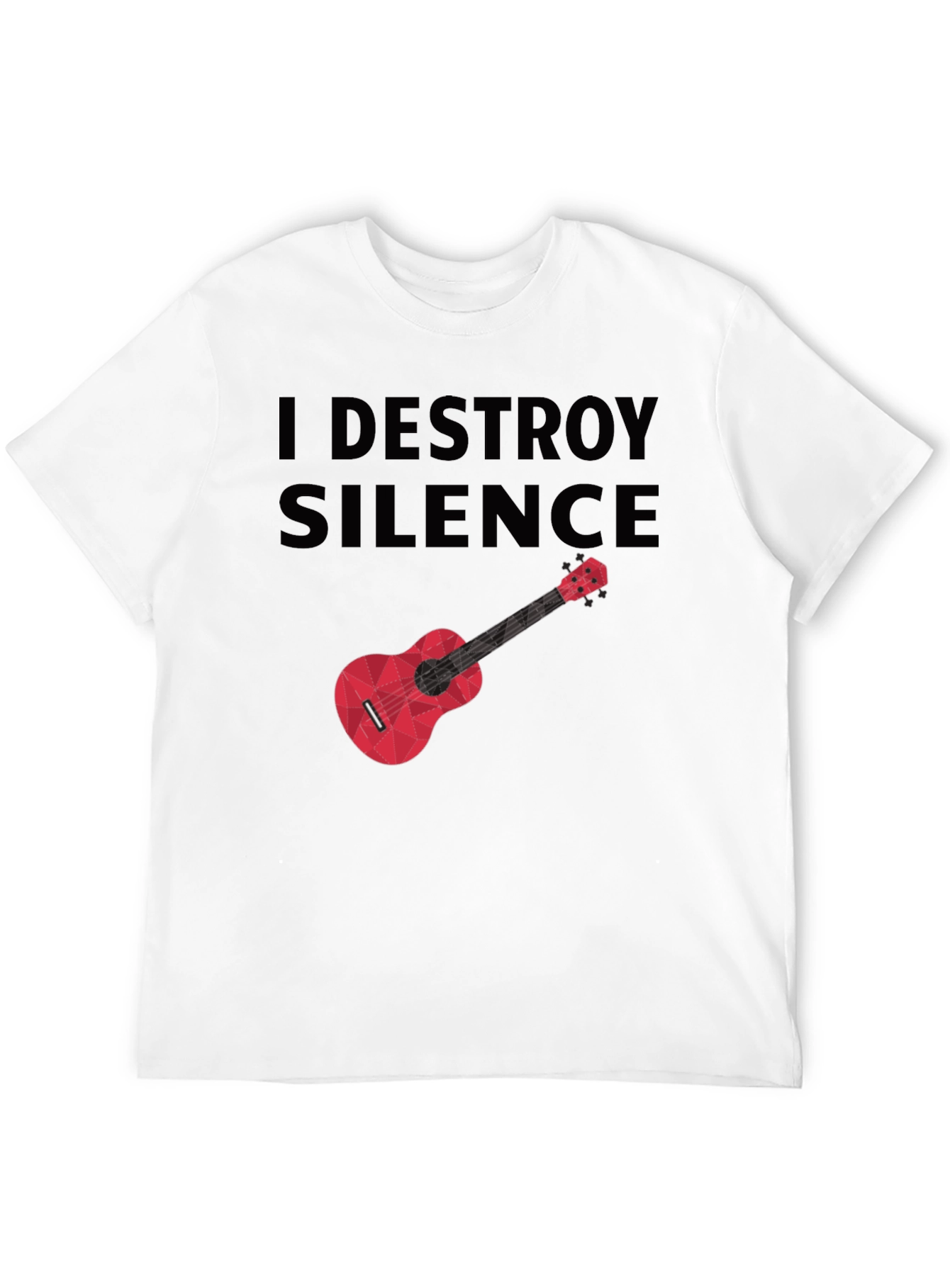 Black I Destroy Silence Graphic Tee view 12