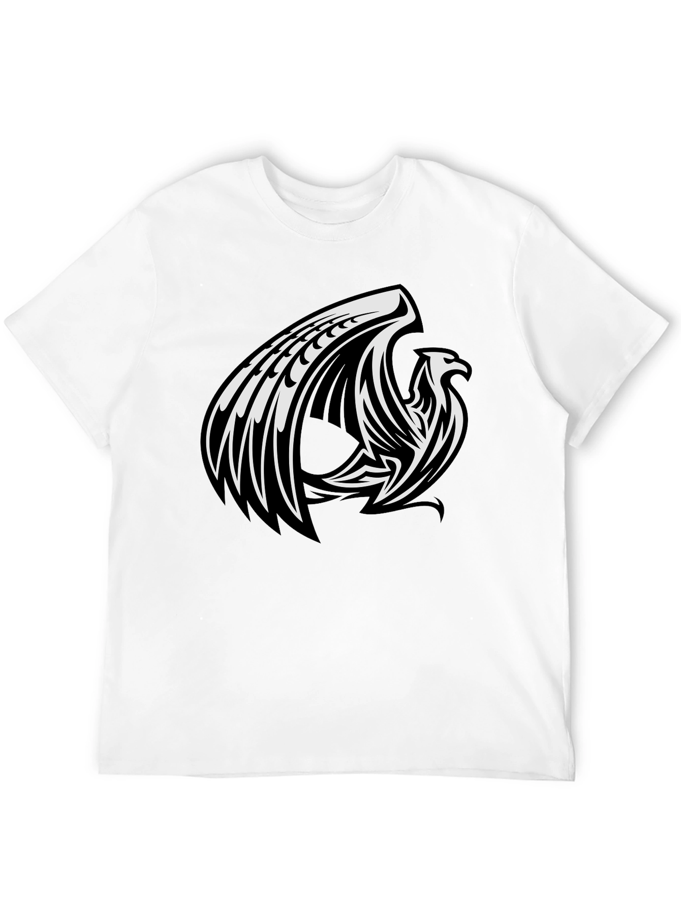 Black Phoenix Graphic Black T-Shirt view 12