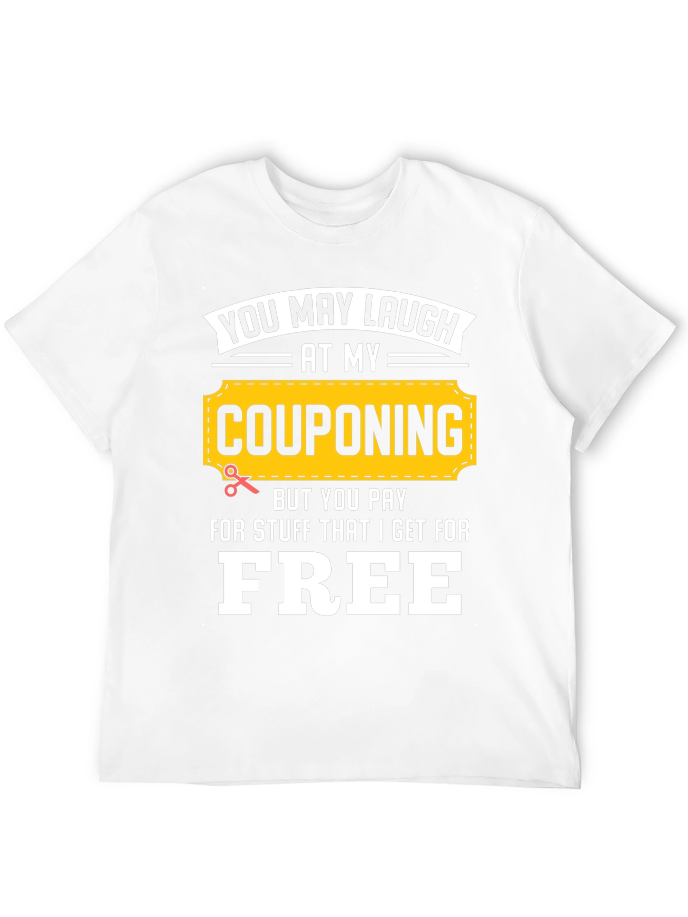 Black Couponing Humor T-Shirt - Free Stuff! view 12