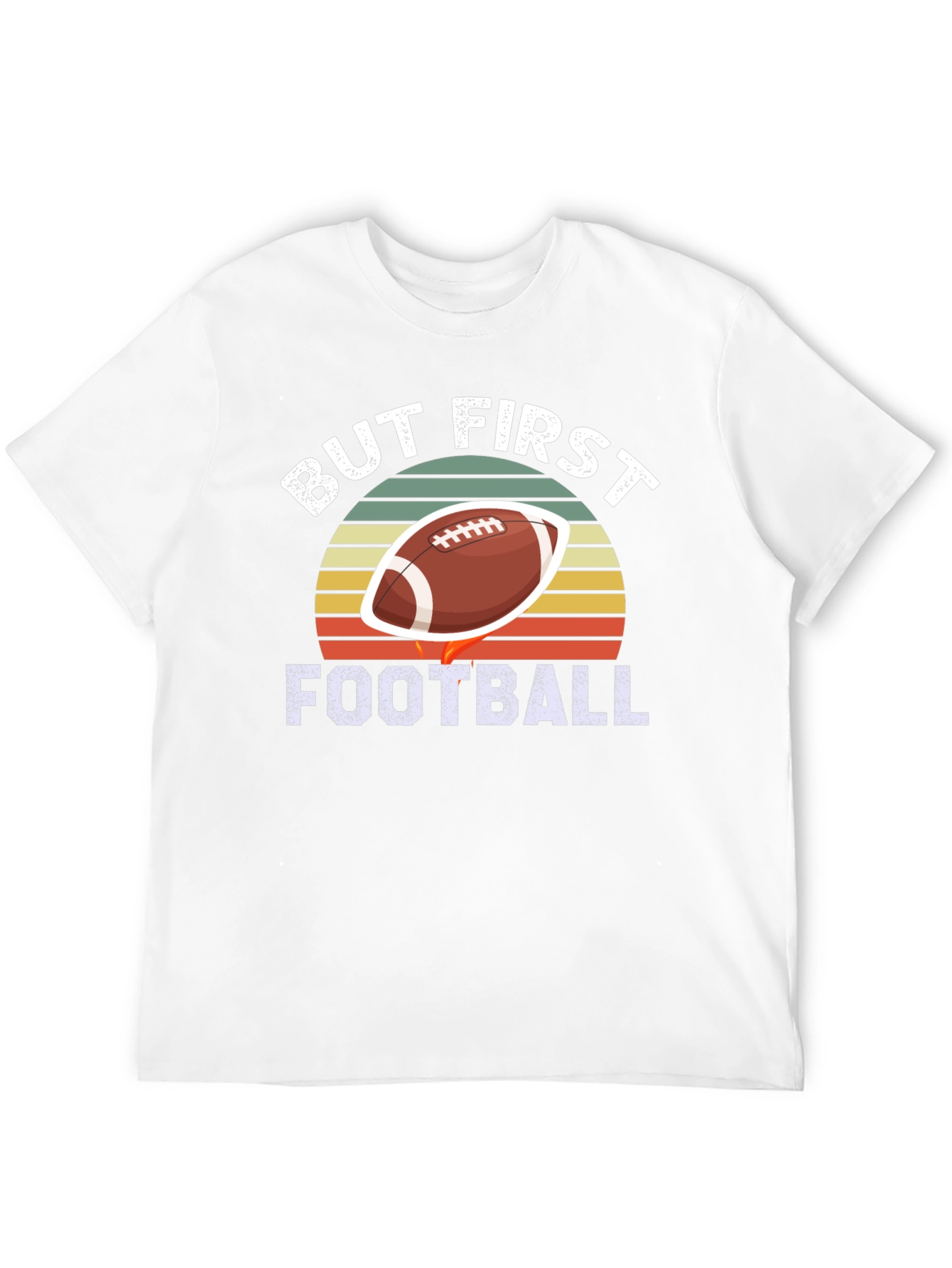 Black But First Football Graphic Tee - Stylish & Sporty view 12