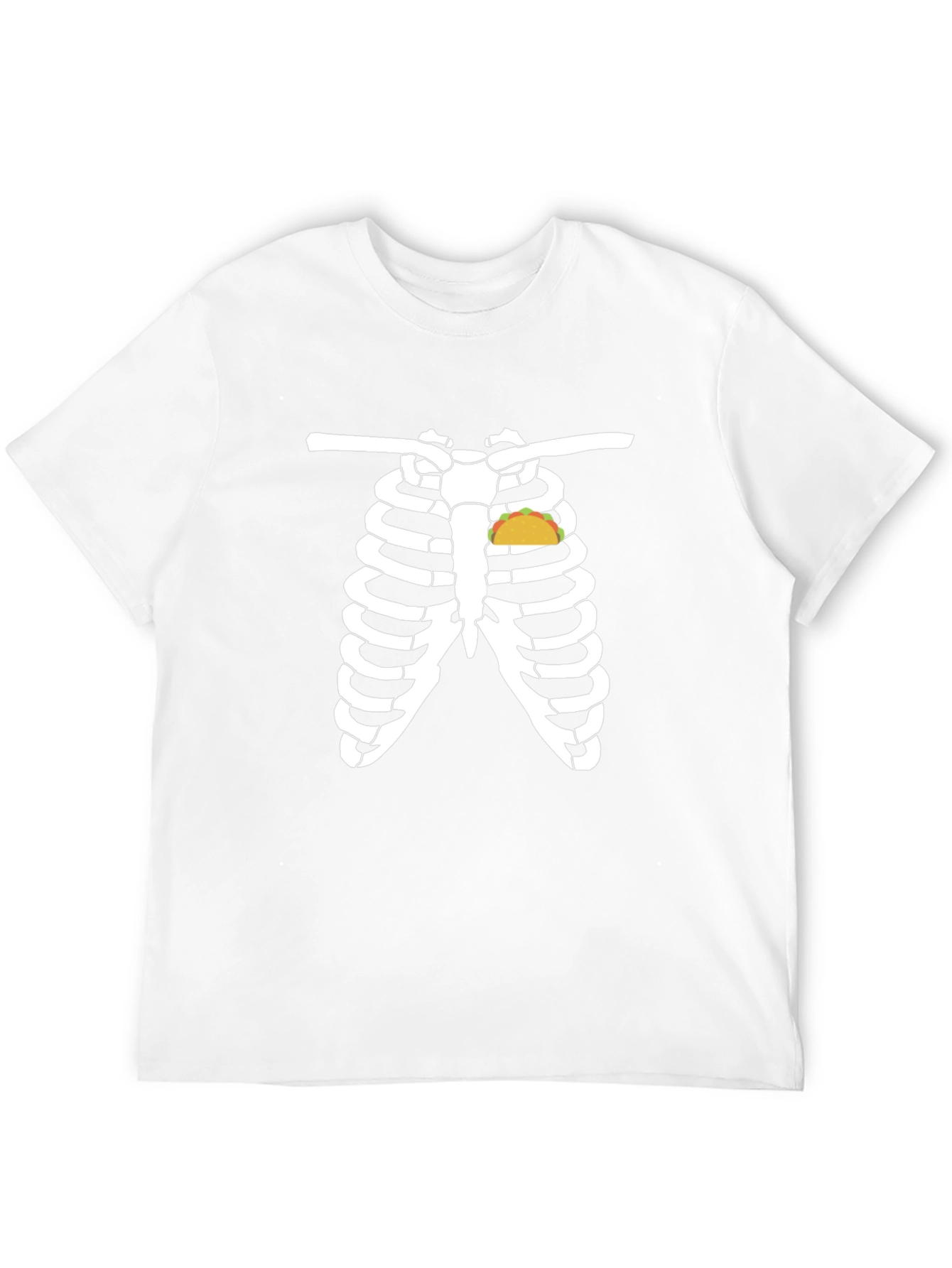 Black Taco Skeleton Ribcage Graphic Tee view 12