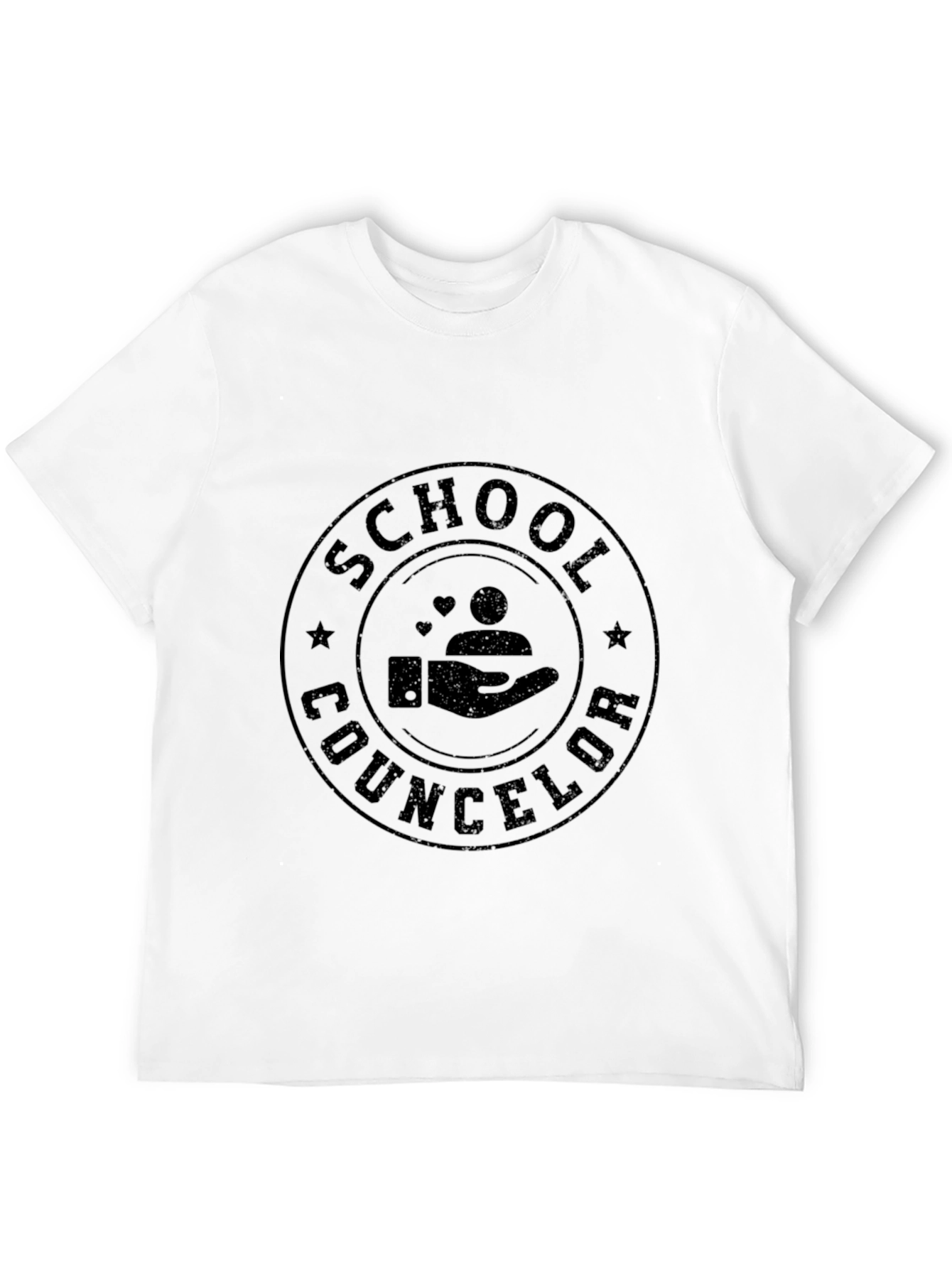 School Counselor T-Shirt - Helping Hand Graphic - 12