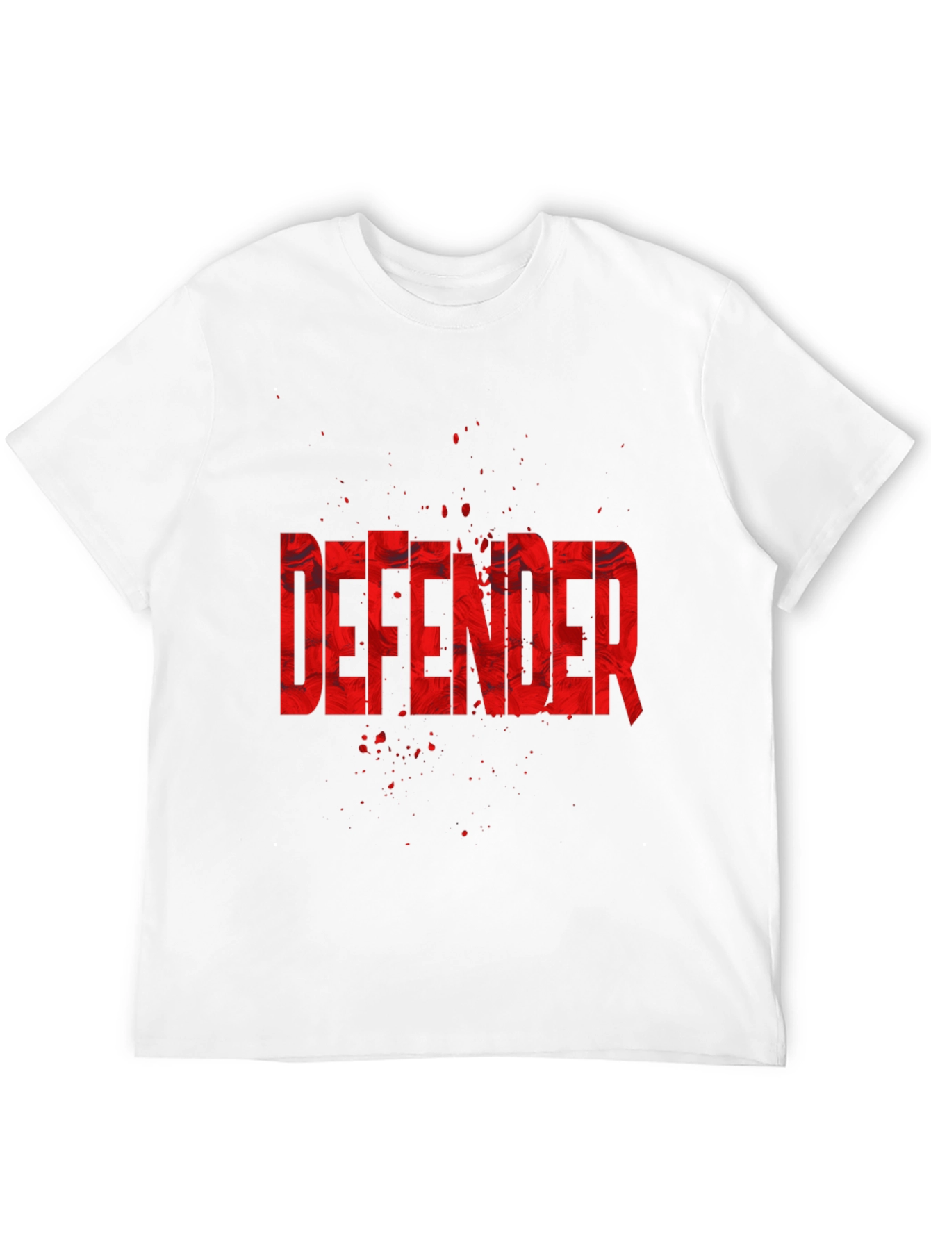 Black Defender Graphic T-Shirt - Stylish Men's Tee view 12