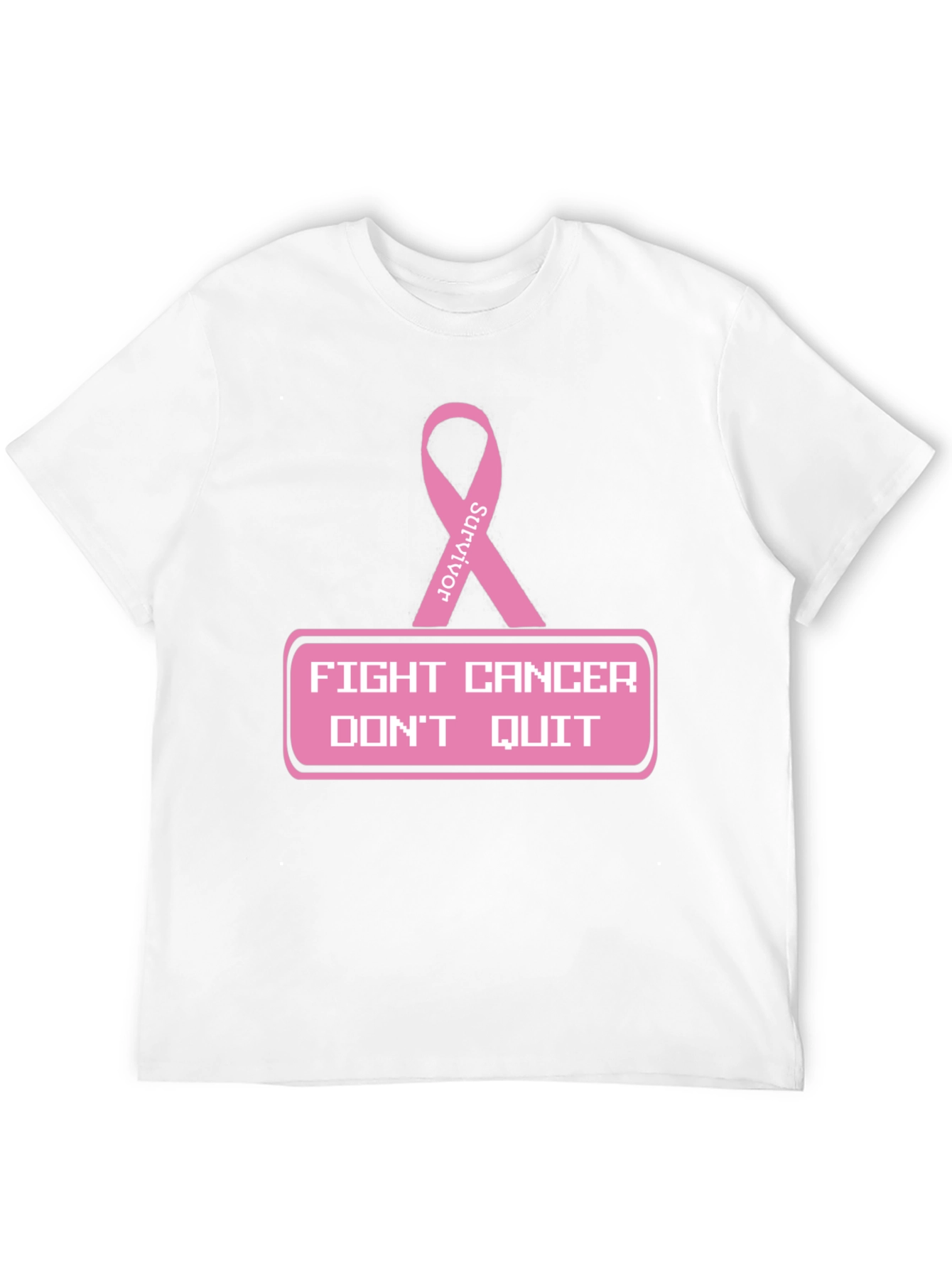 Black Fight Cancer T-Shirt view 12