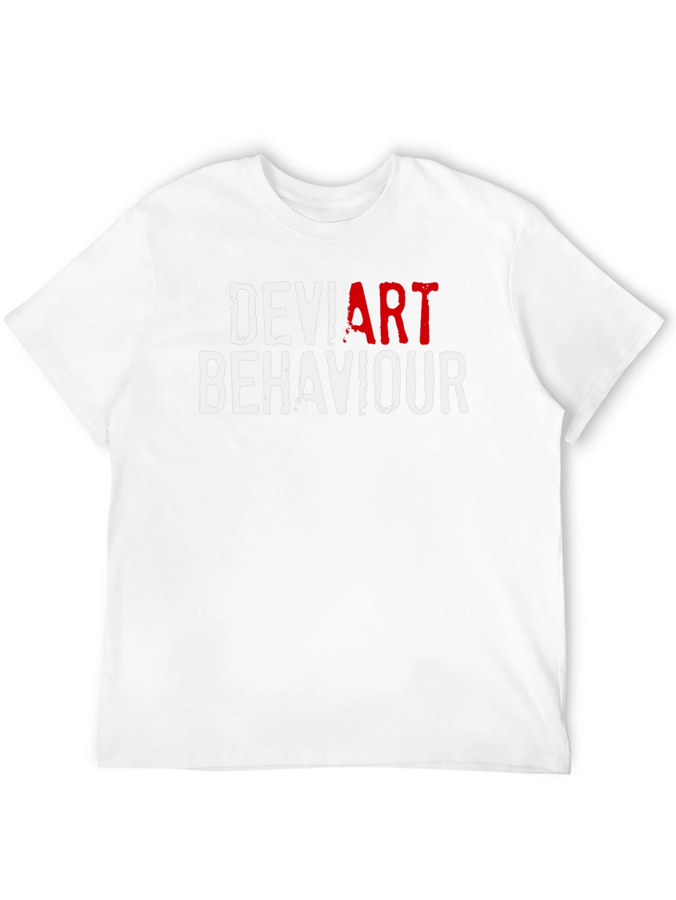 Black Deviant Art Behaviour T-Shirt - Bold Statement Tee view 12