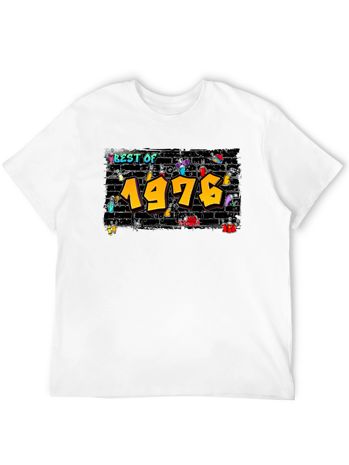 Black Best of 1976 T-Shirt view 12