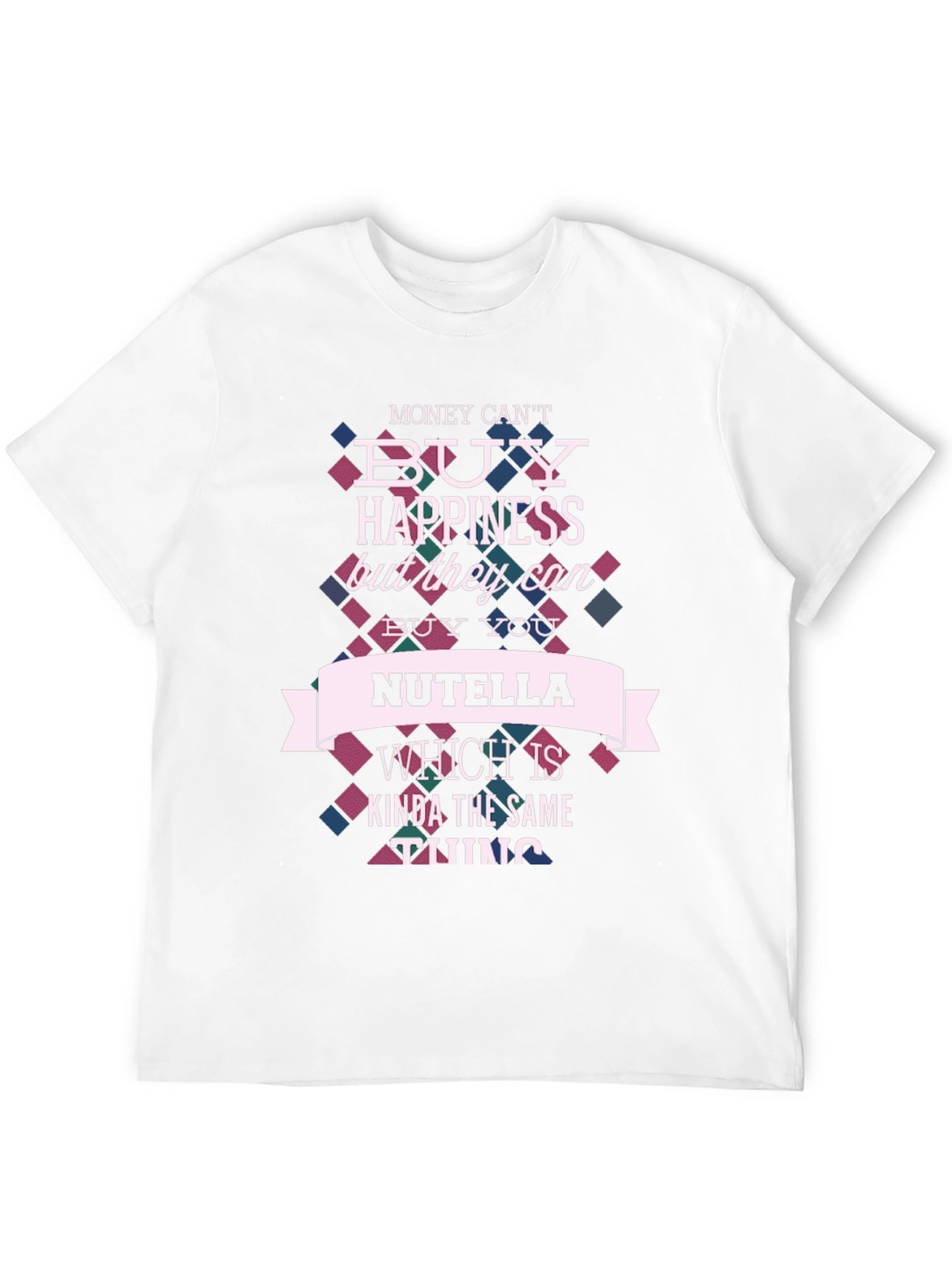 Black Nutella Happiness T-Shirt - Funny Novelty Tee view 12