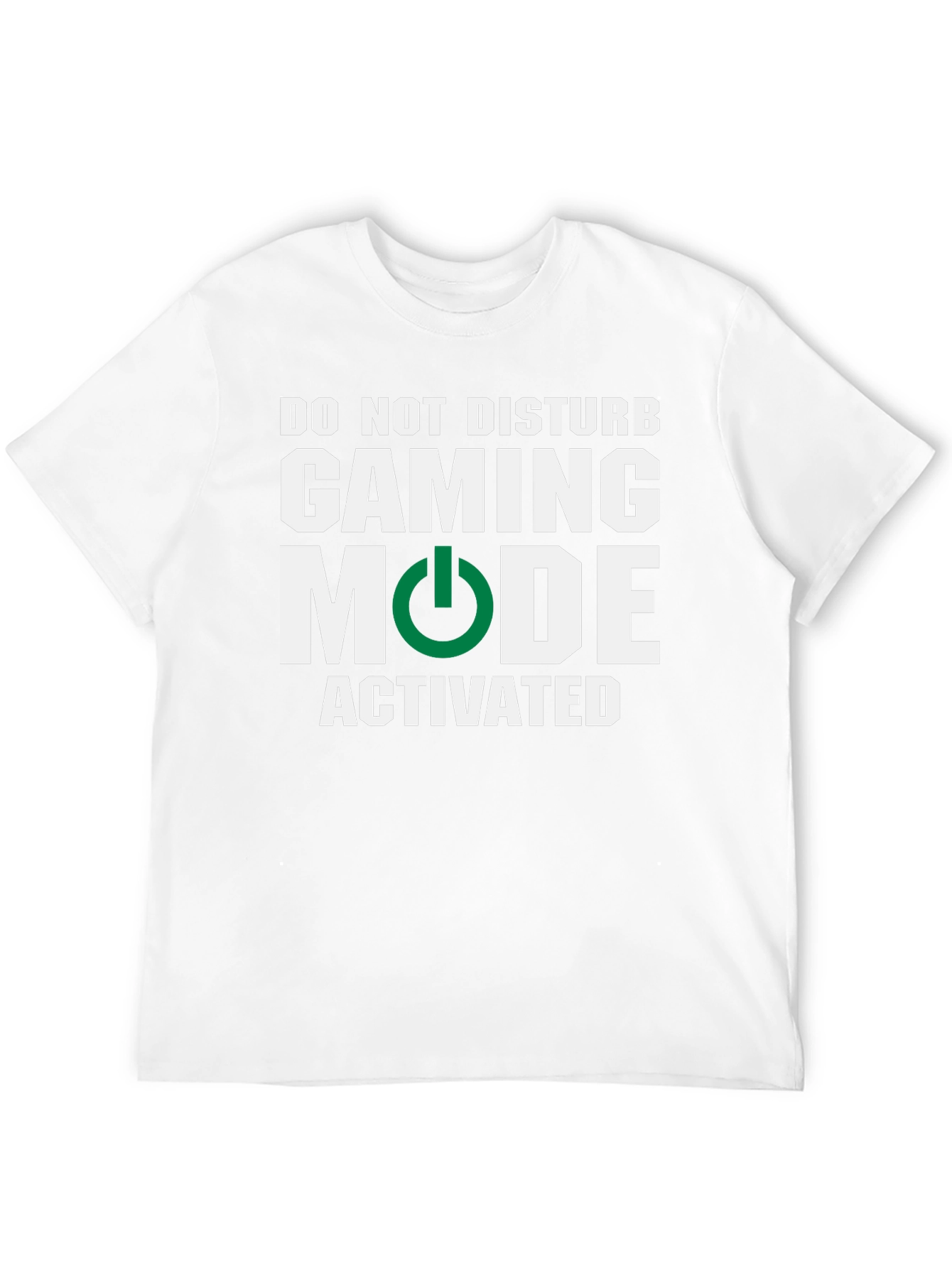 Black Gaming Mode Activated T-Shirt - Gamer Apparel view 12