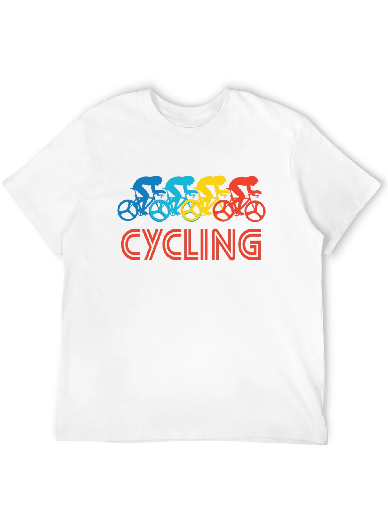 Black Cycling Retro T-Shirt view 12