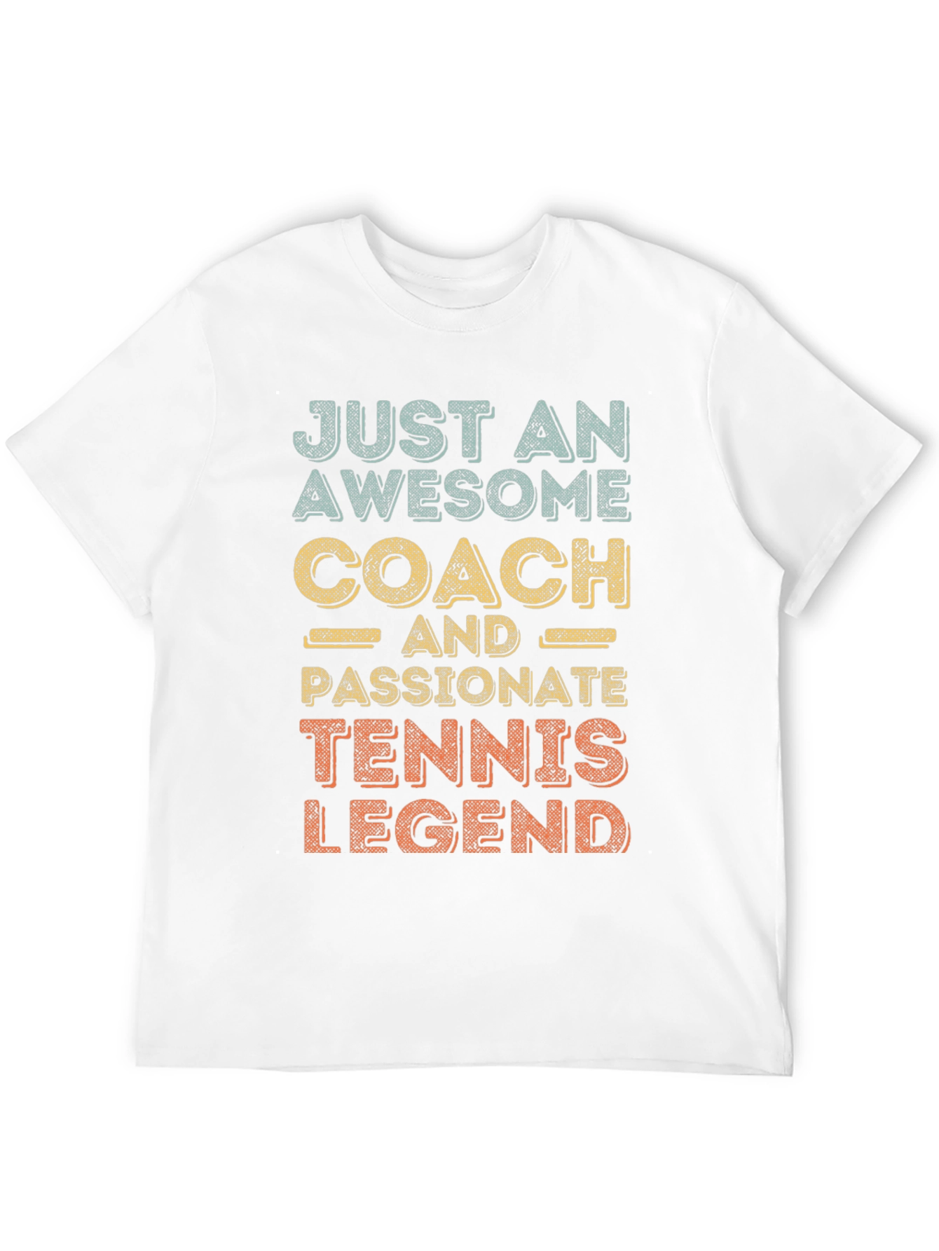 Black Awesome Coach Tennis Legend T-Shirt view 12