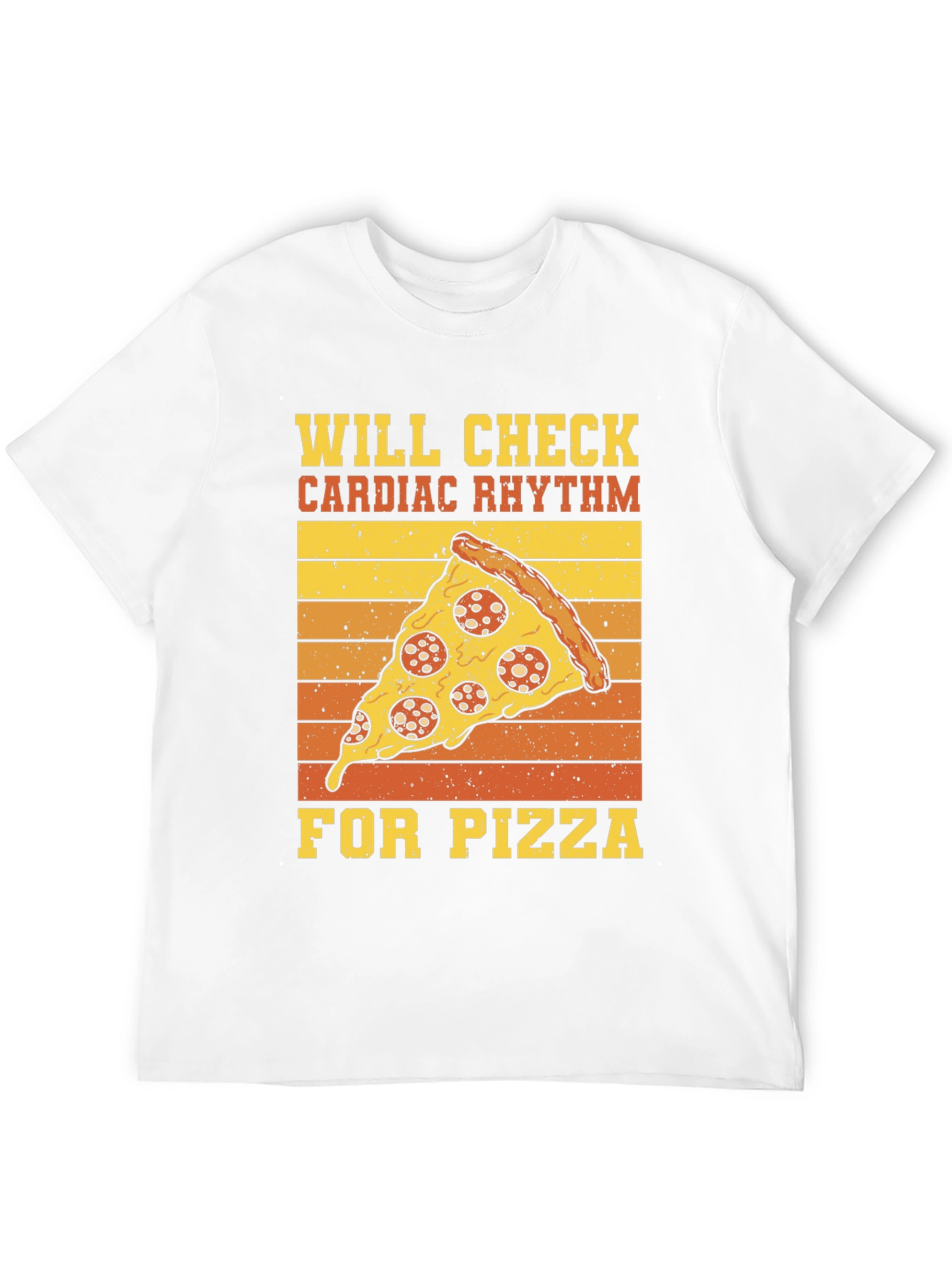 Black Will Check Cardiac Rhythm For Pizza T-Shirt view 12