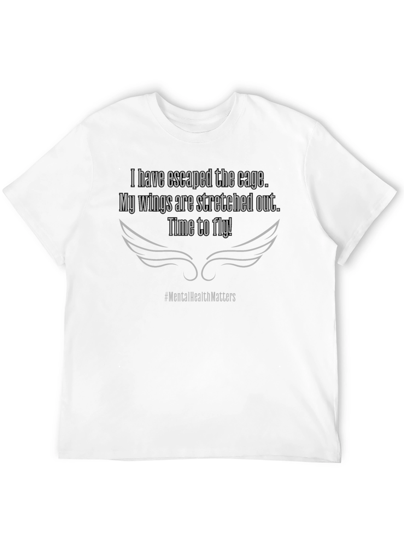 Mental Health Matters T-Shirt: Freedom Wings Tee - 12