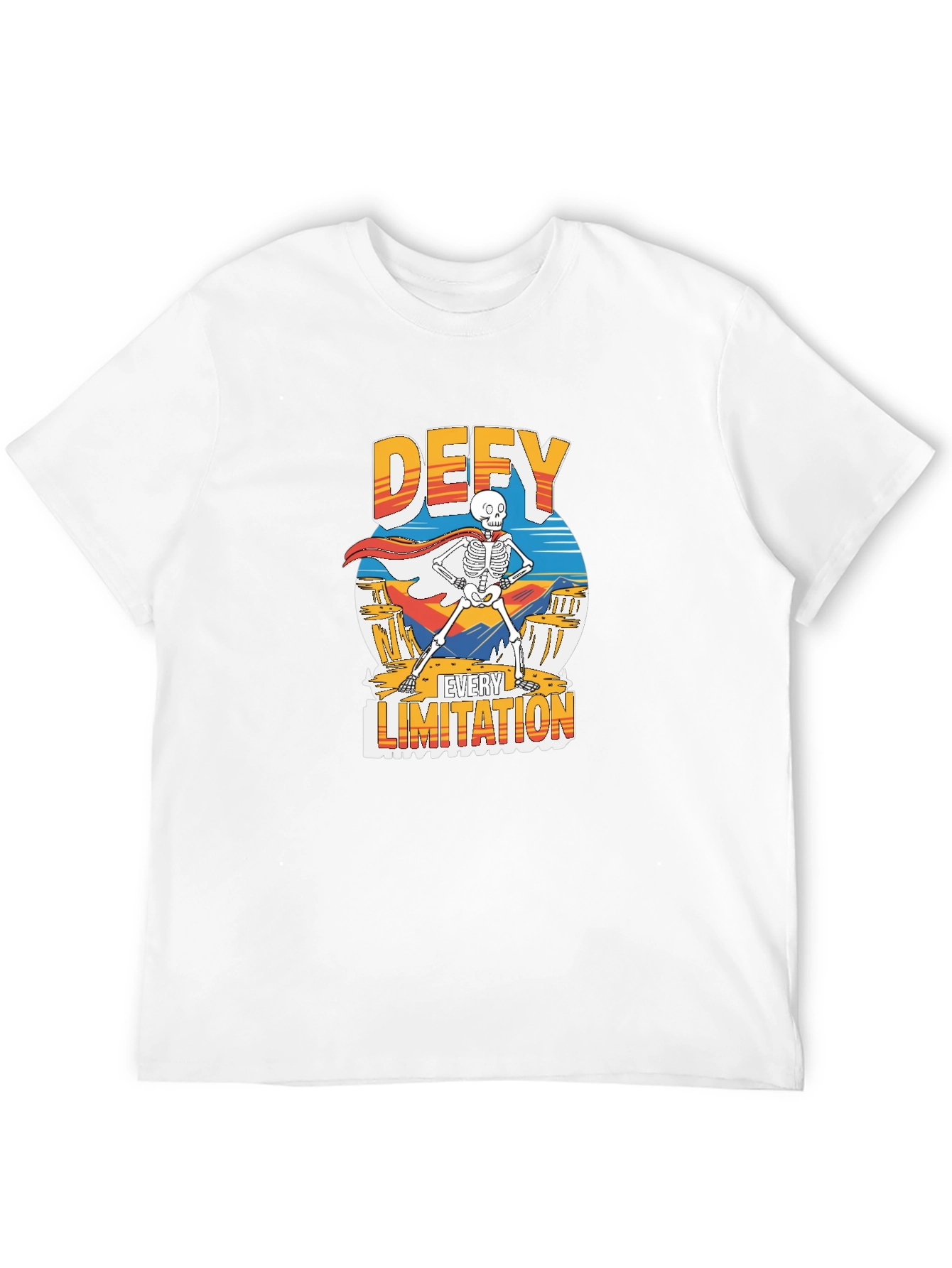 Black Defy Every Limitation Graphic Tee - Black view 12