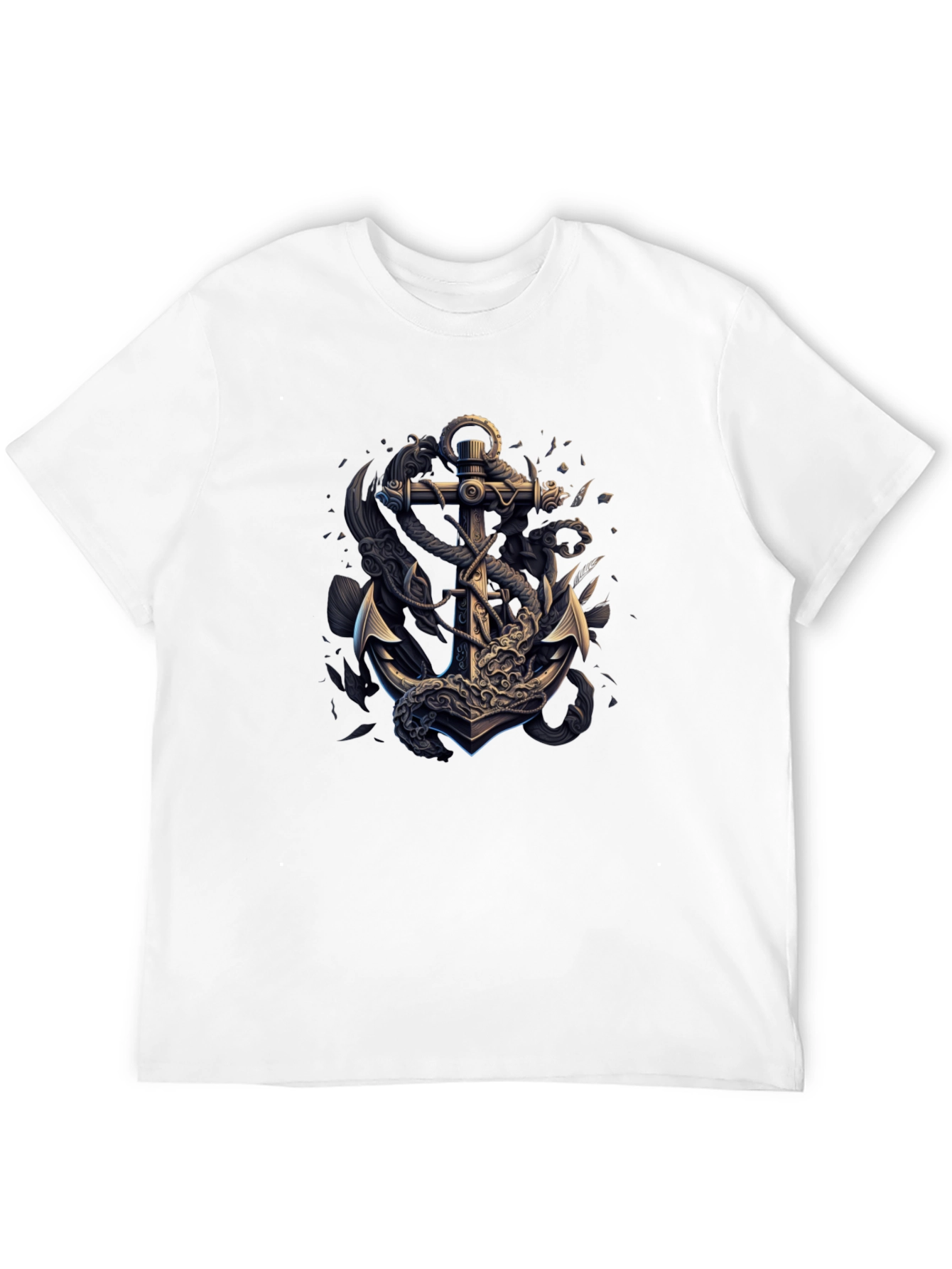 Anchor Kraken Graphic Black T-Shirt - 12