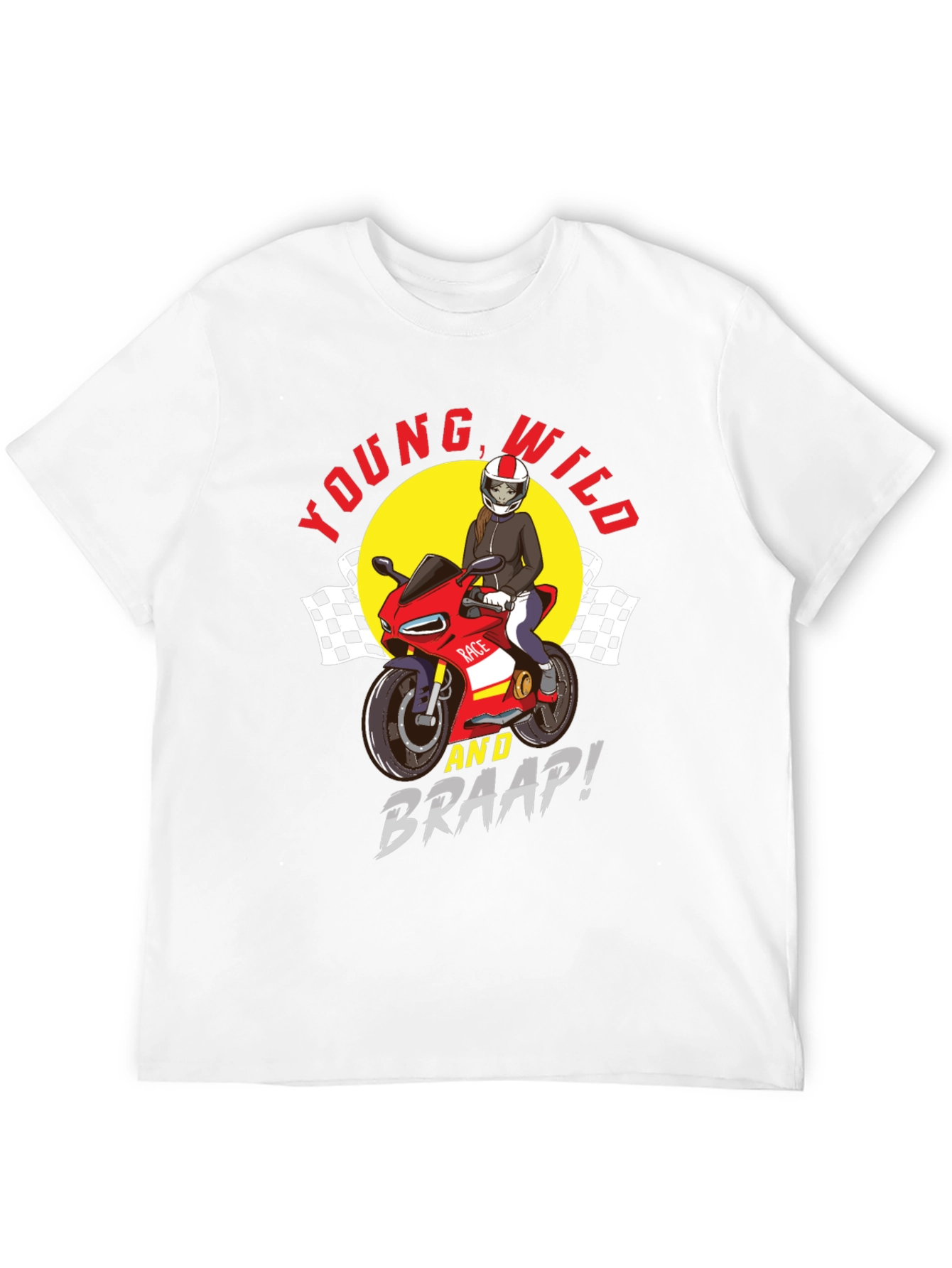 Black Young, Wild & Braap! Graphic Tee view 12