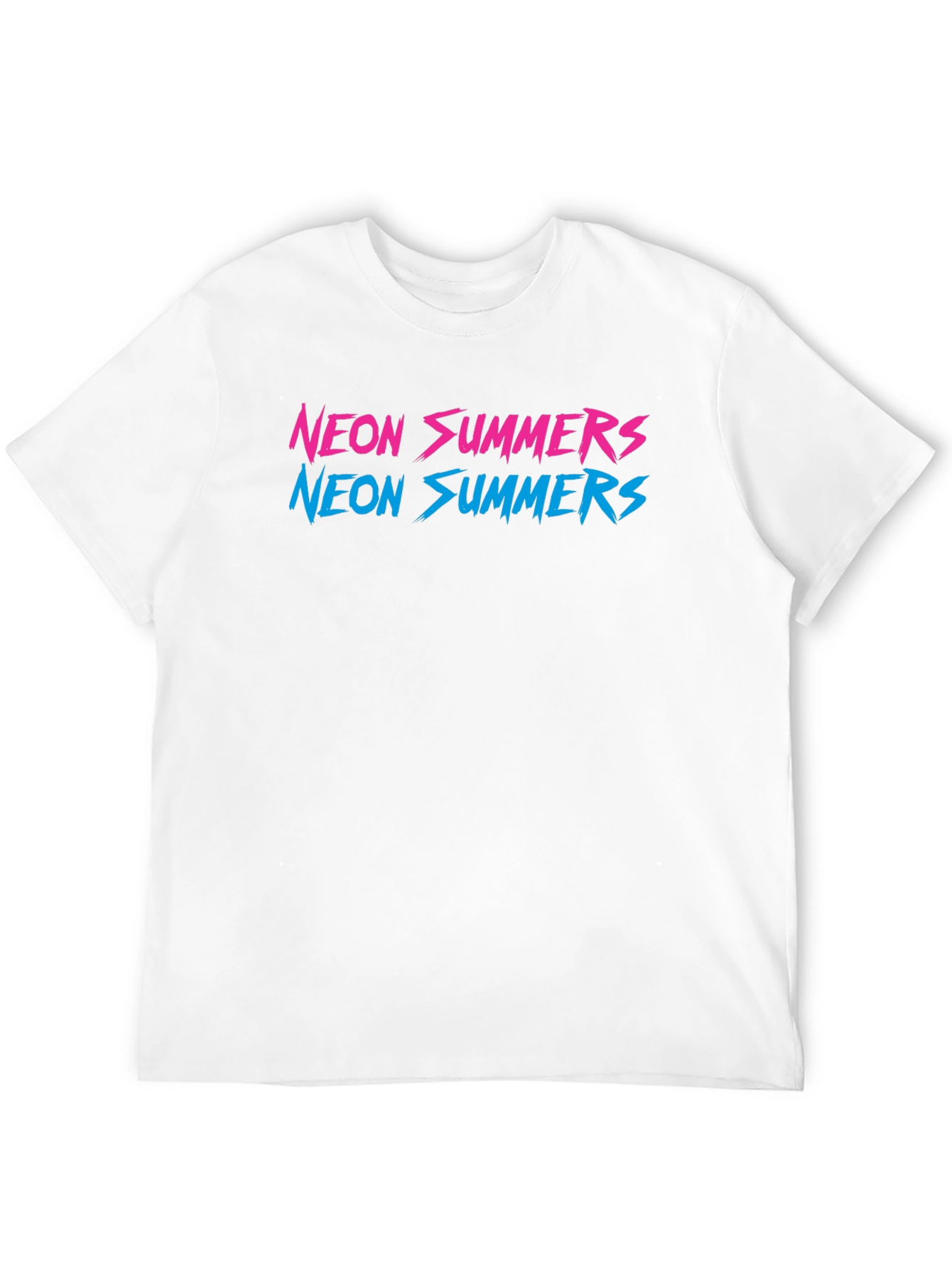 Black Neon Summers Graphic T-Shirt view 12