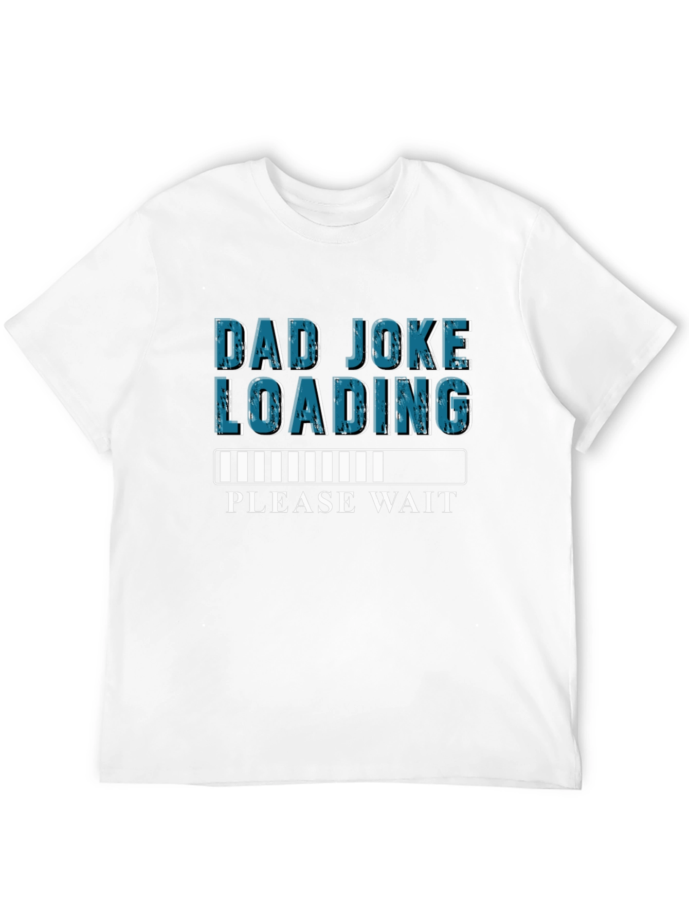 Black Dad Joke Loading T-Shirt - Humorous Novelty Tee view 12