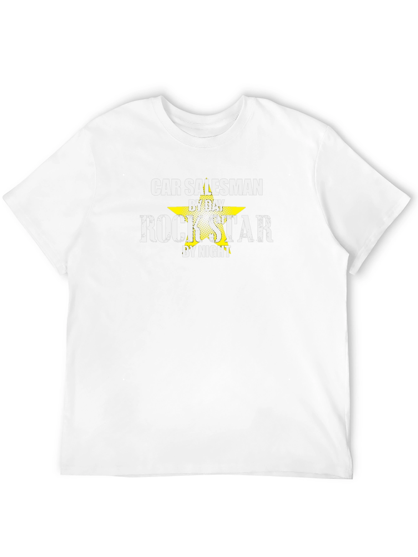 Black Car Salesman Rock Star Graphic Tee view 12