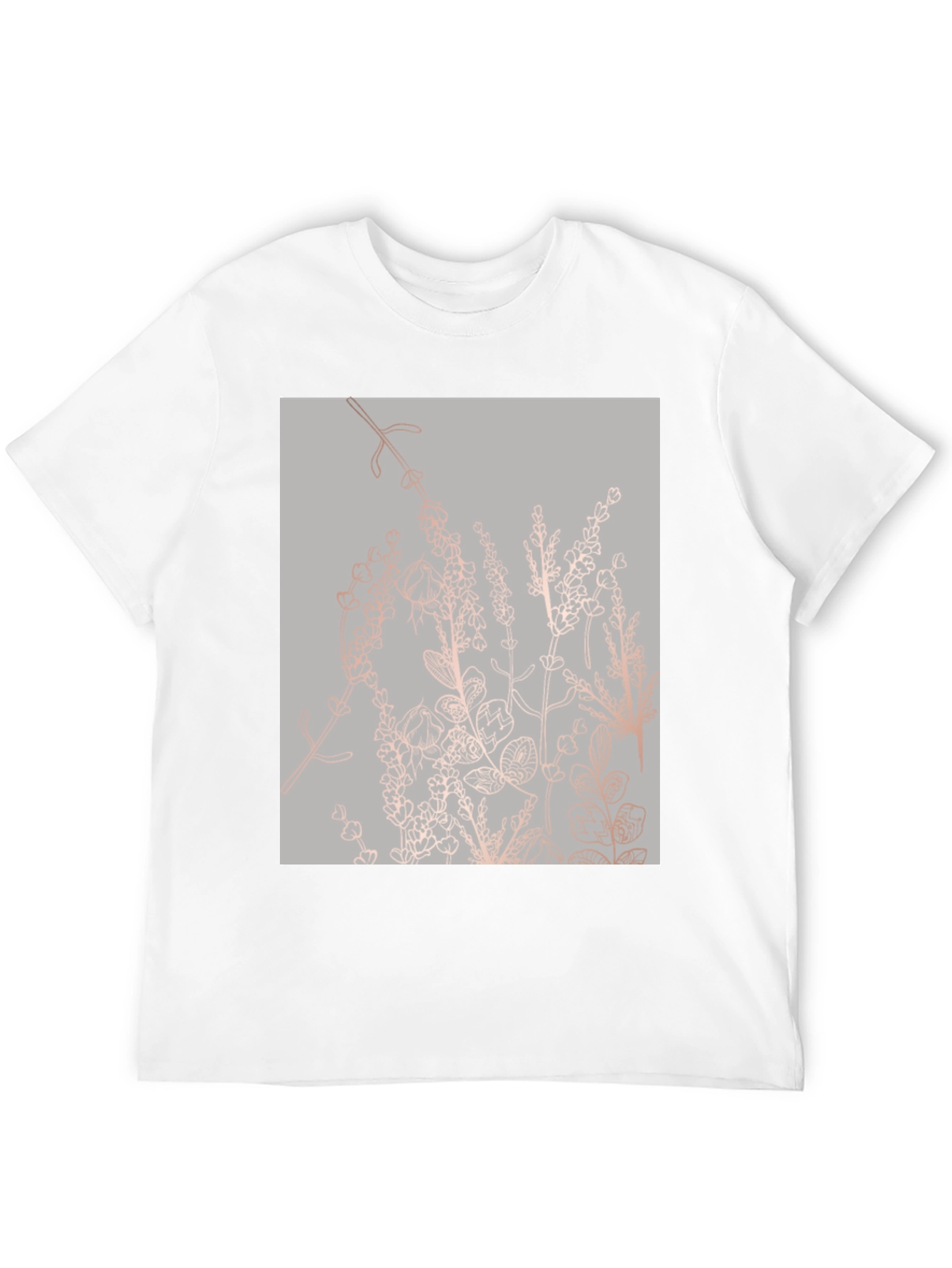 Black Floral Print T-Shirt - Stylish Graphic Tee view 12